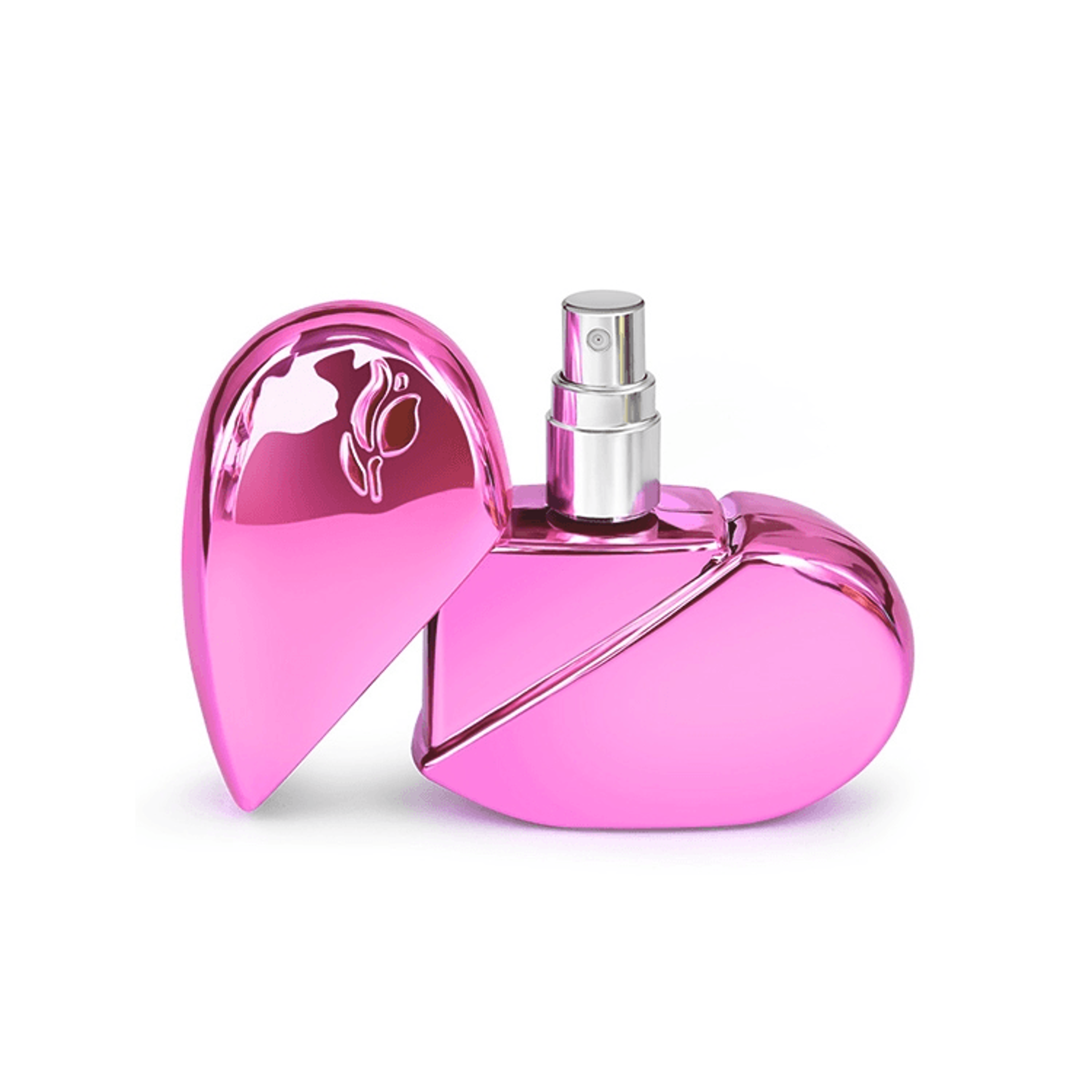 Heart Shaped Perfume Spray Bottle Refillable Glass Travel Perfume Atomizer For Women Gifts 1