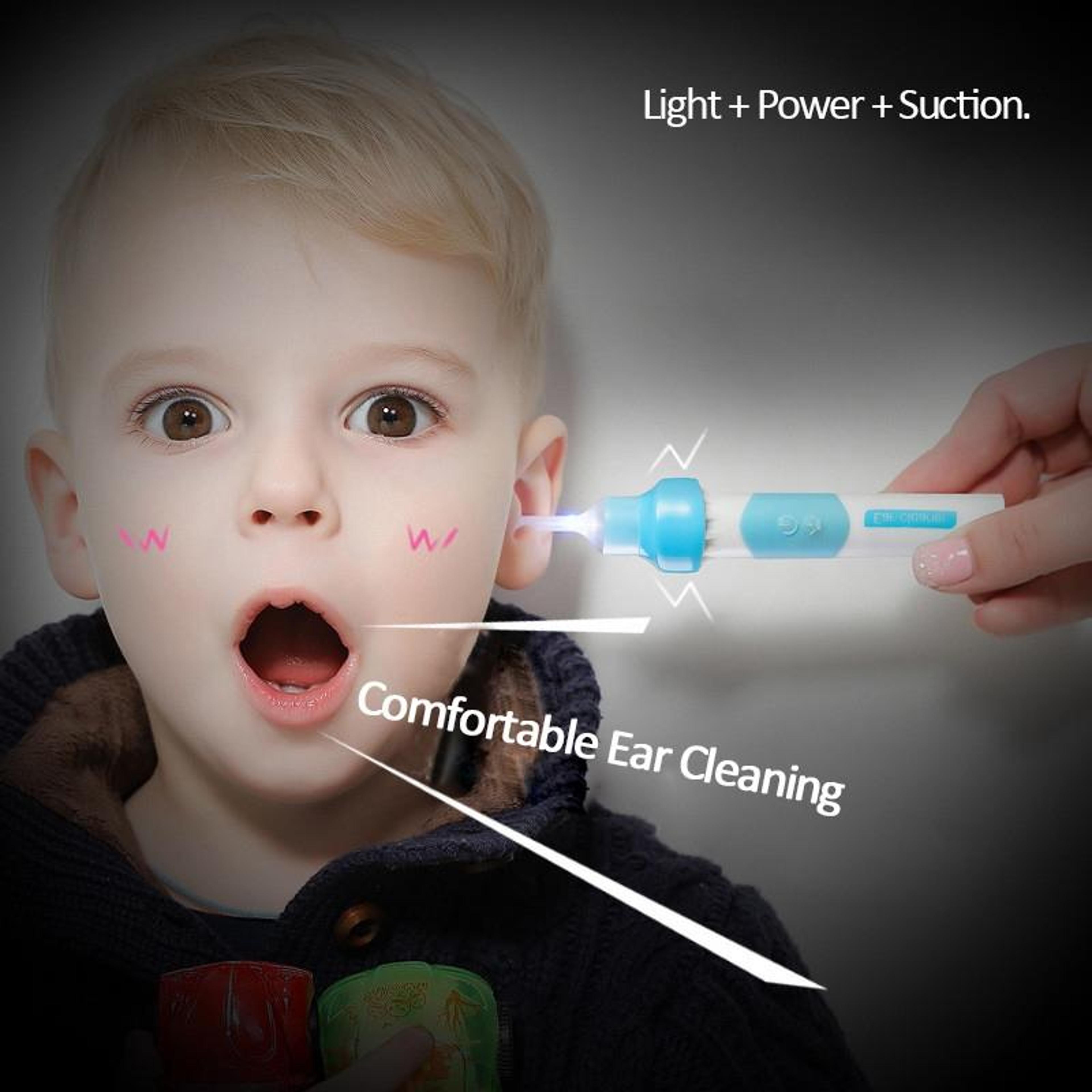 Electric Ear Wax Remover For Kids Safe Gentle Ear Cleaner With Soft Tips 10