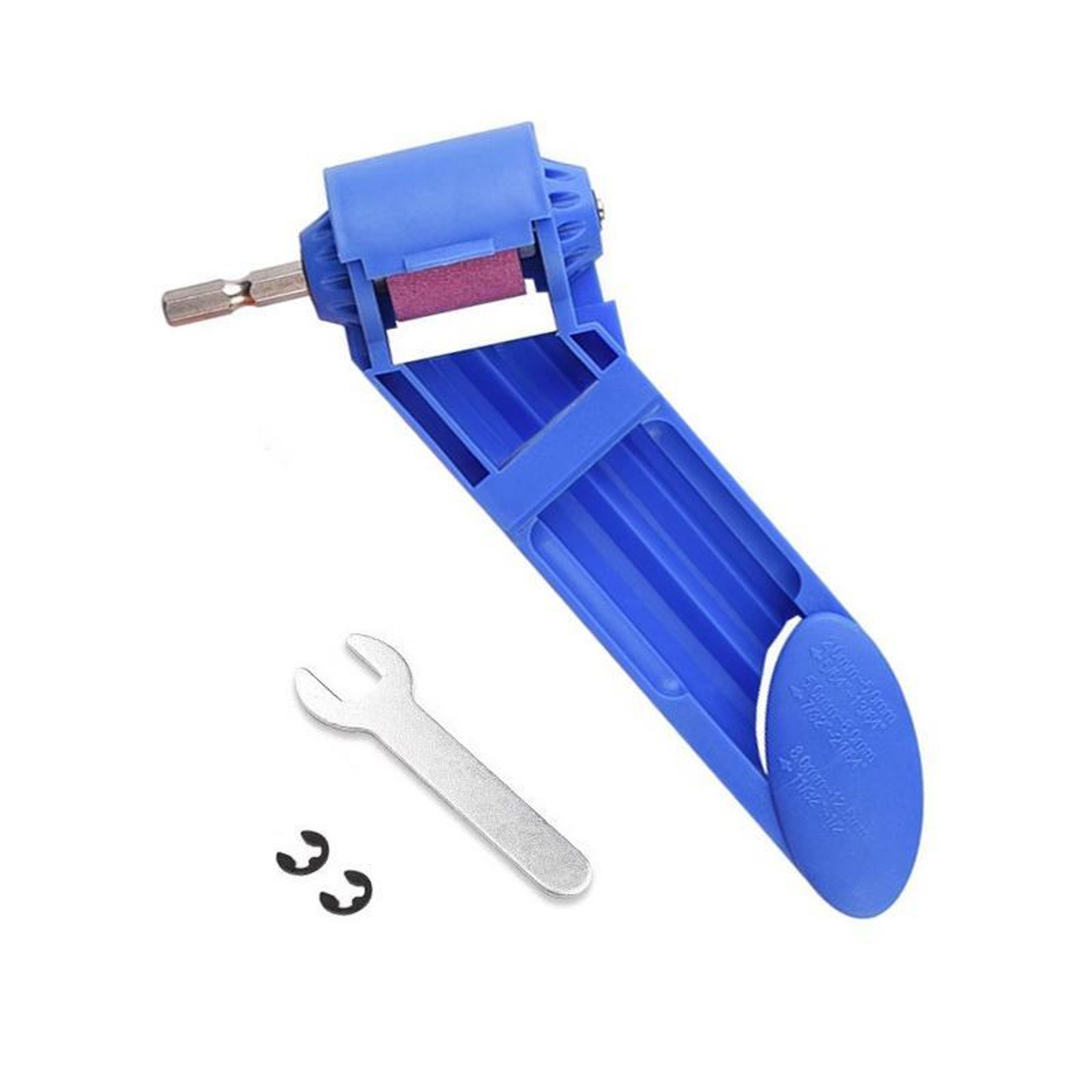 portable drill bit sharpener tool, electric drill powered drill bit sharpener for fast precision grinding