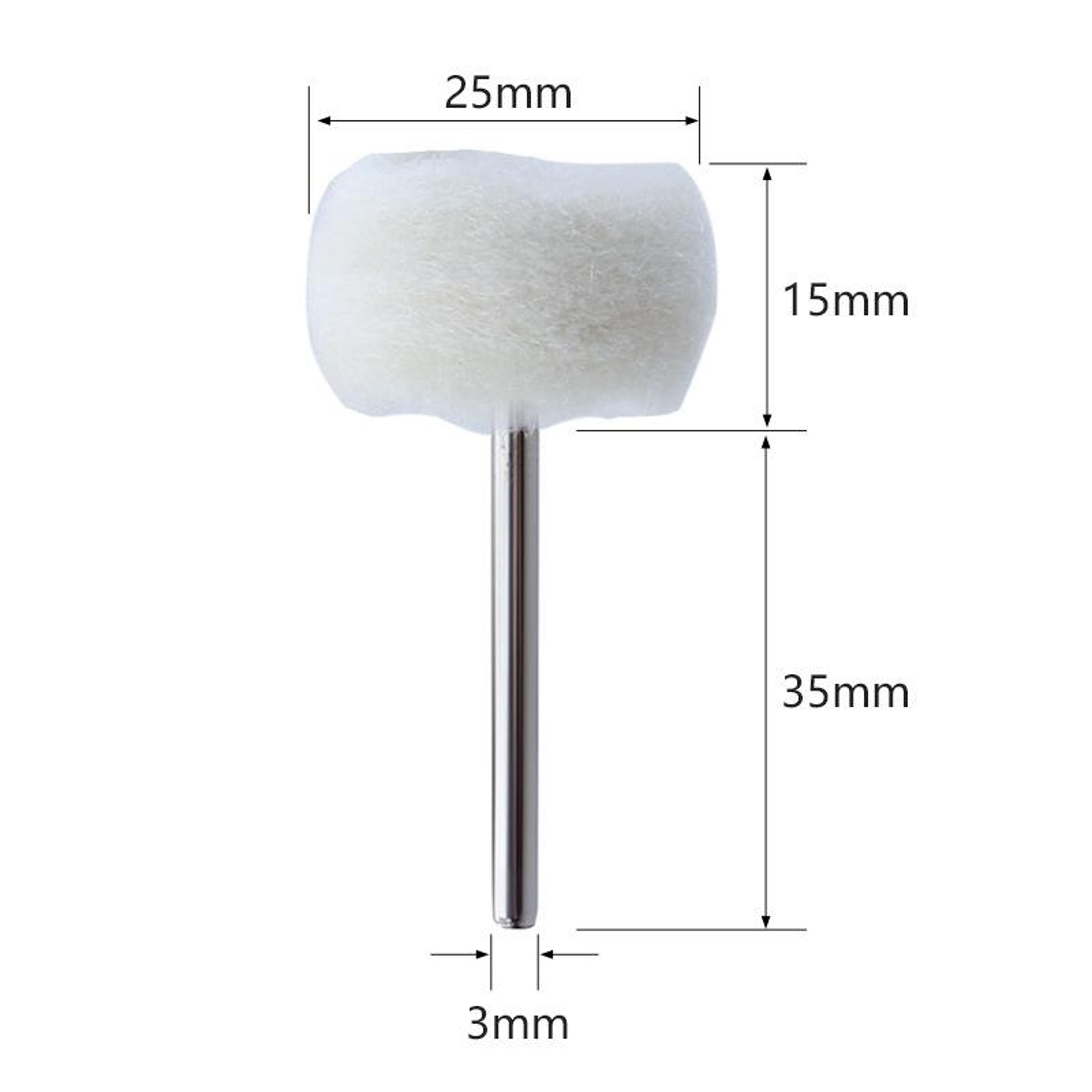 Cashmere Wool Polishing Wheel Bit For Drill Precision Metal Mirror Finishing Tool 5