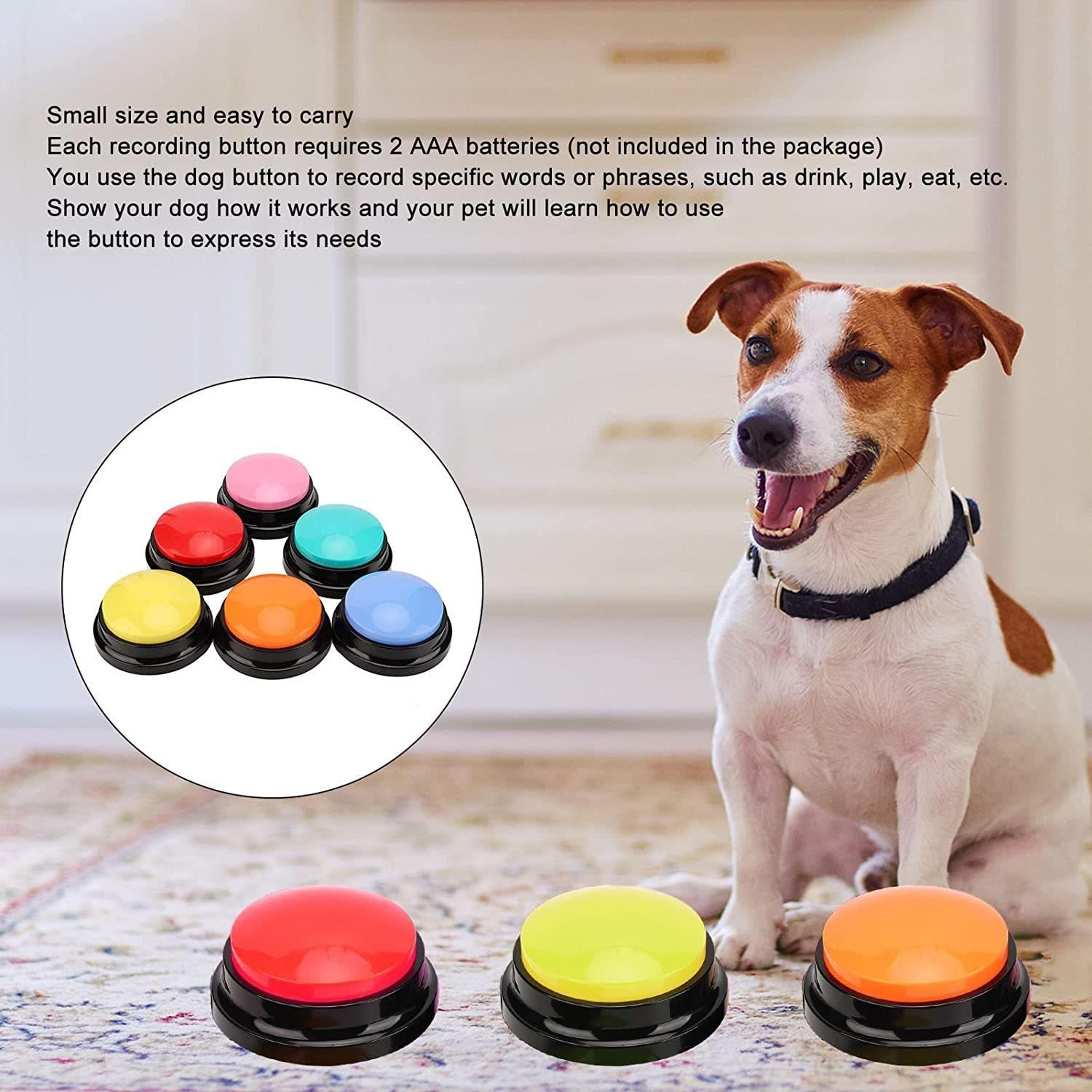 Smart Dog Communication Button With Voice Recorder Pet Talking Trainer For Interactive Learning 3