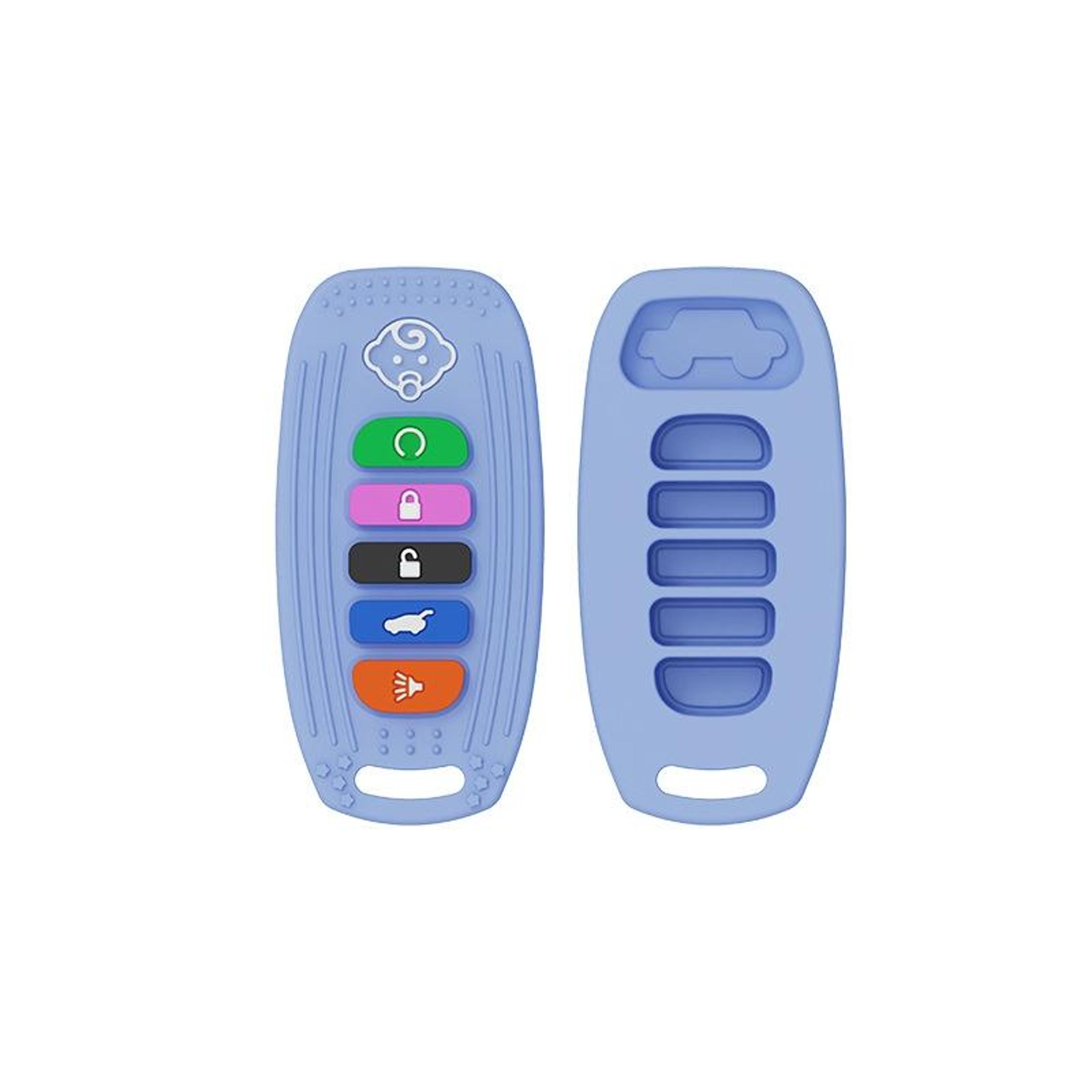 baby car keys silicone teether toy for soothing gum relief & sensory play