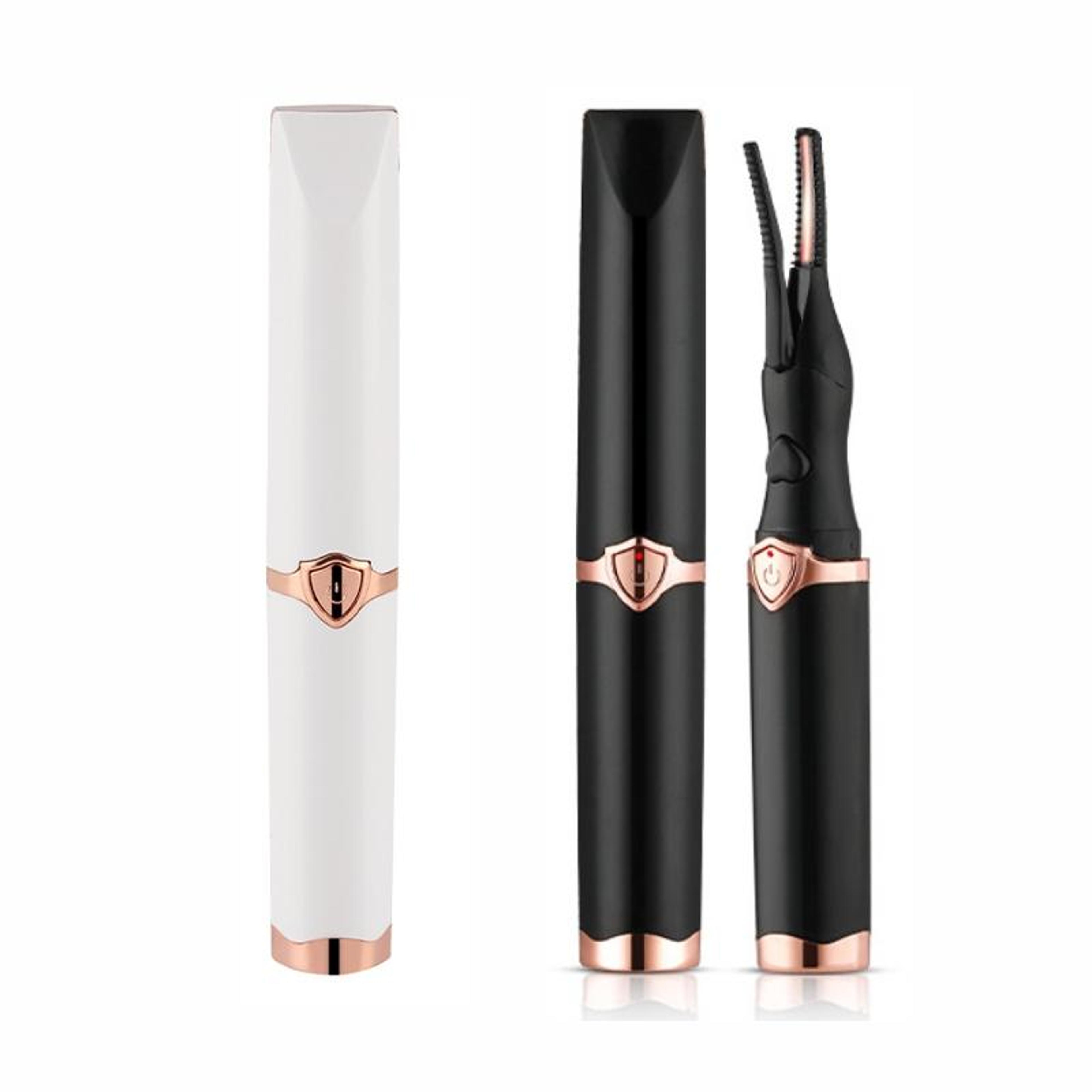 smart heated electric eyelash curler long lasting lash lift & usb rechargeable styling tool