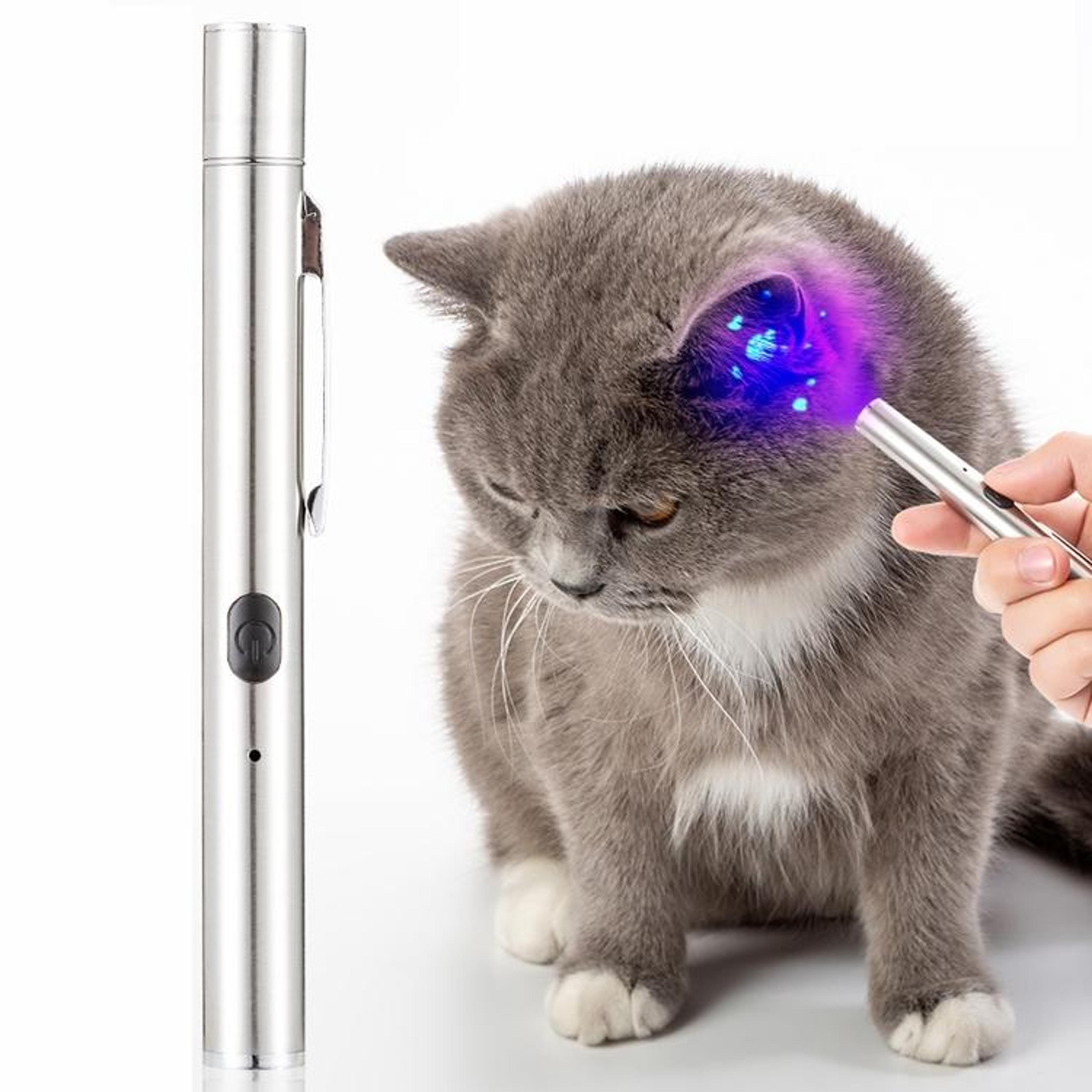 uv flashlight woods lamp cat urine detector & fluorescent inspection light