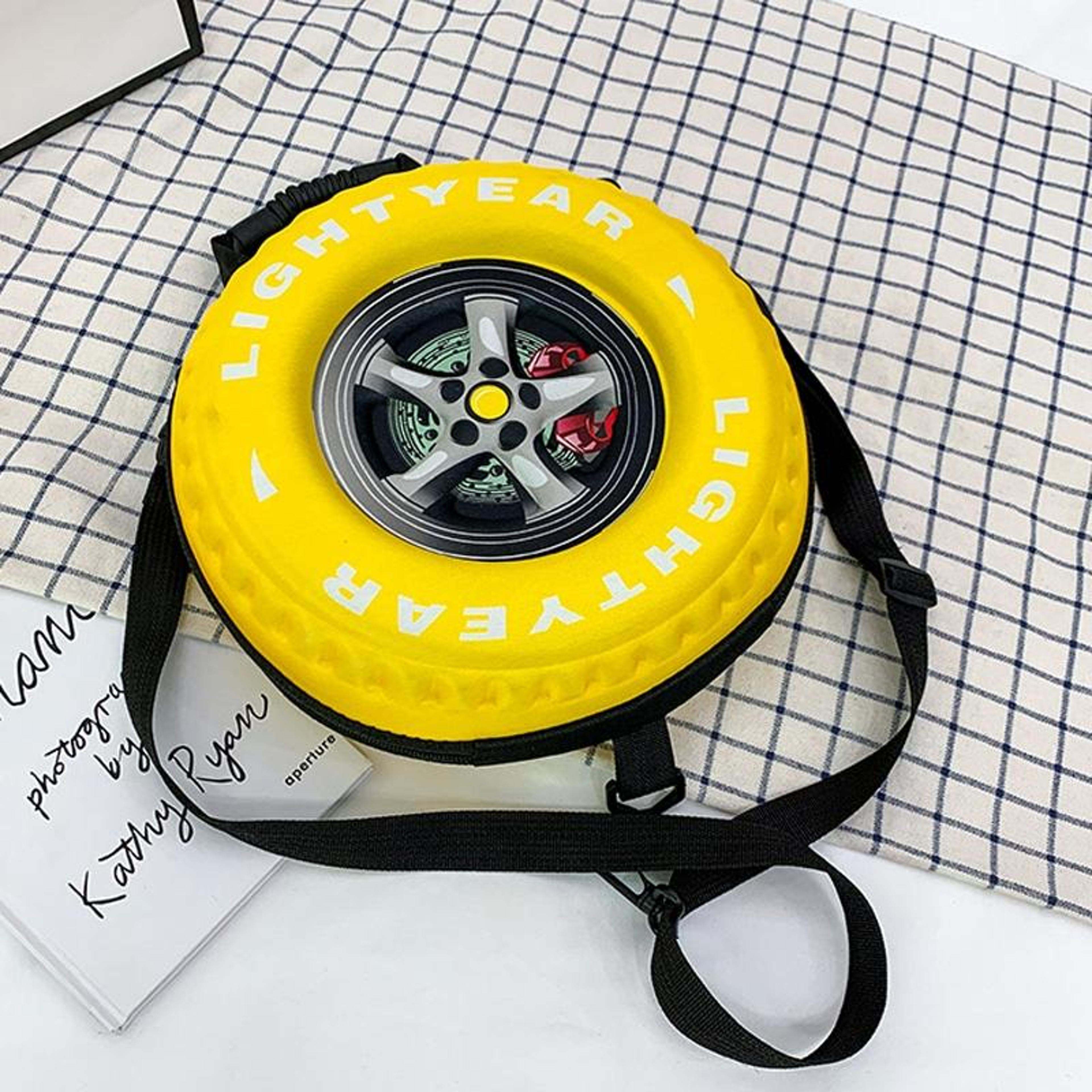 Kids Tire Design Backpack EVA Waterproof Kindergarten School Bag For Toddlers 3