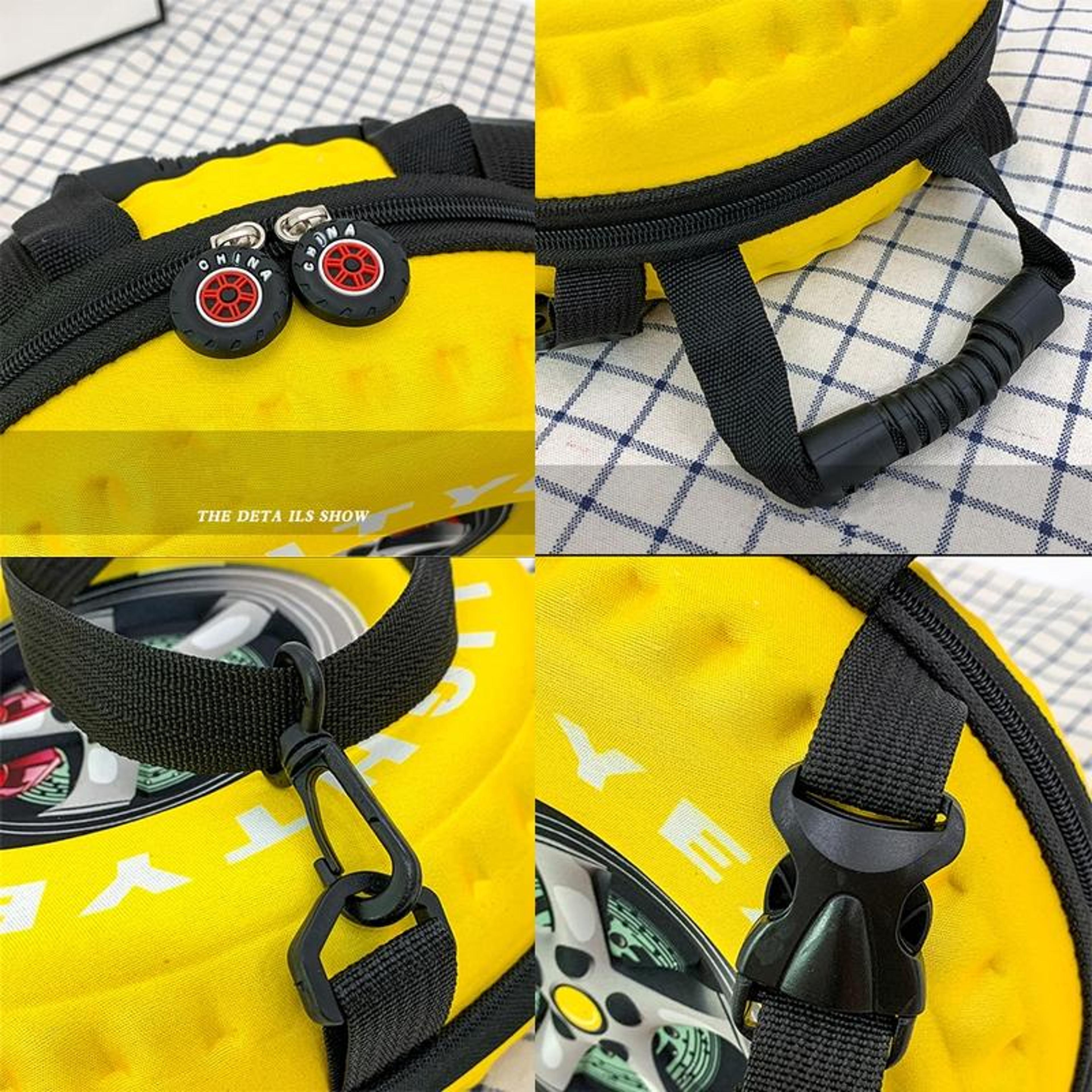 Kids Tire Design Backpack EVA Waterproof Kindergarten School Bag For Toddlers 4