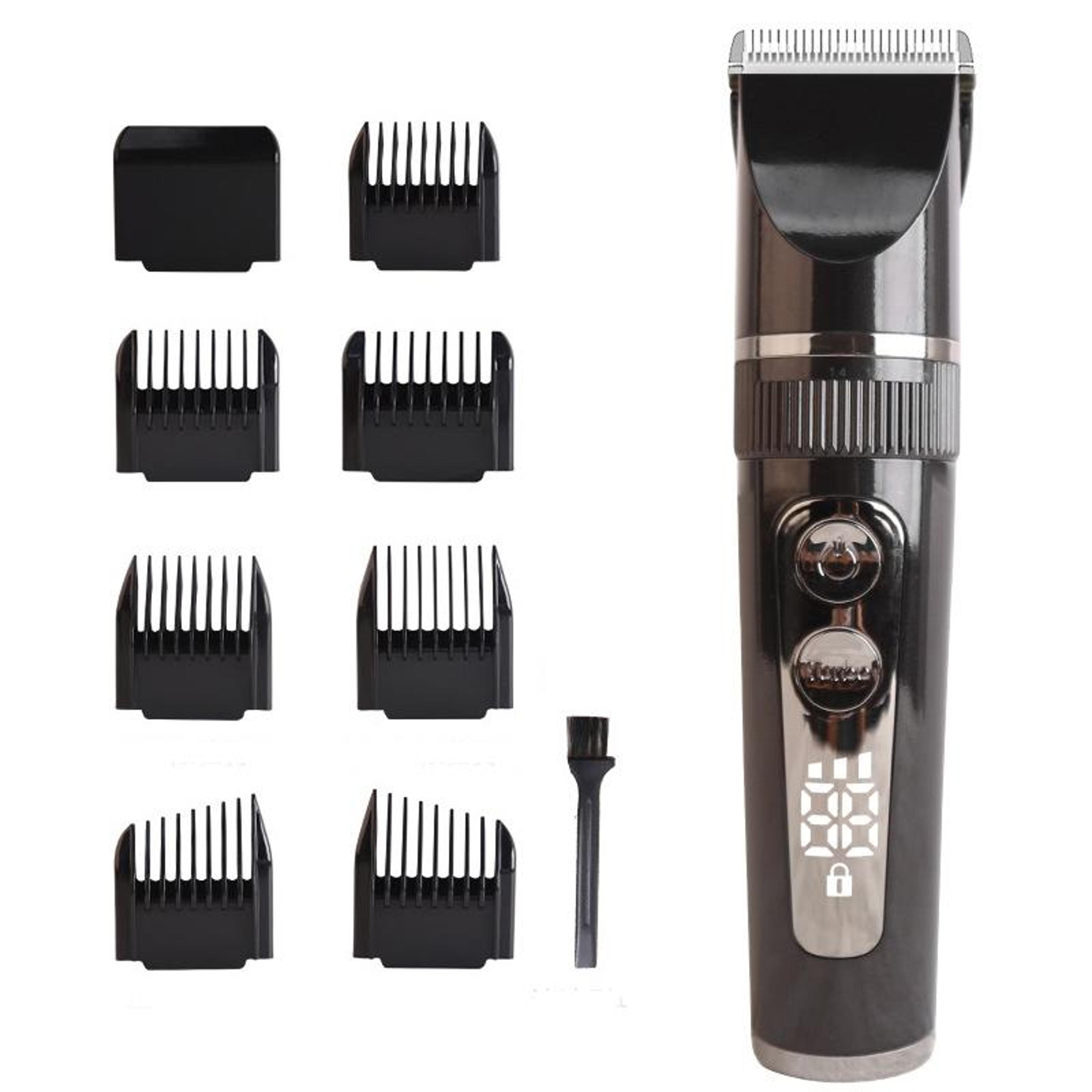 Smart LCD Baby  Family Hair Clipper Set With AntiPinch Safety And Waterproof Design 6