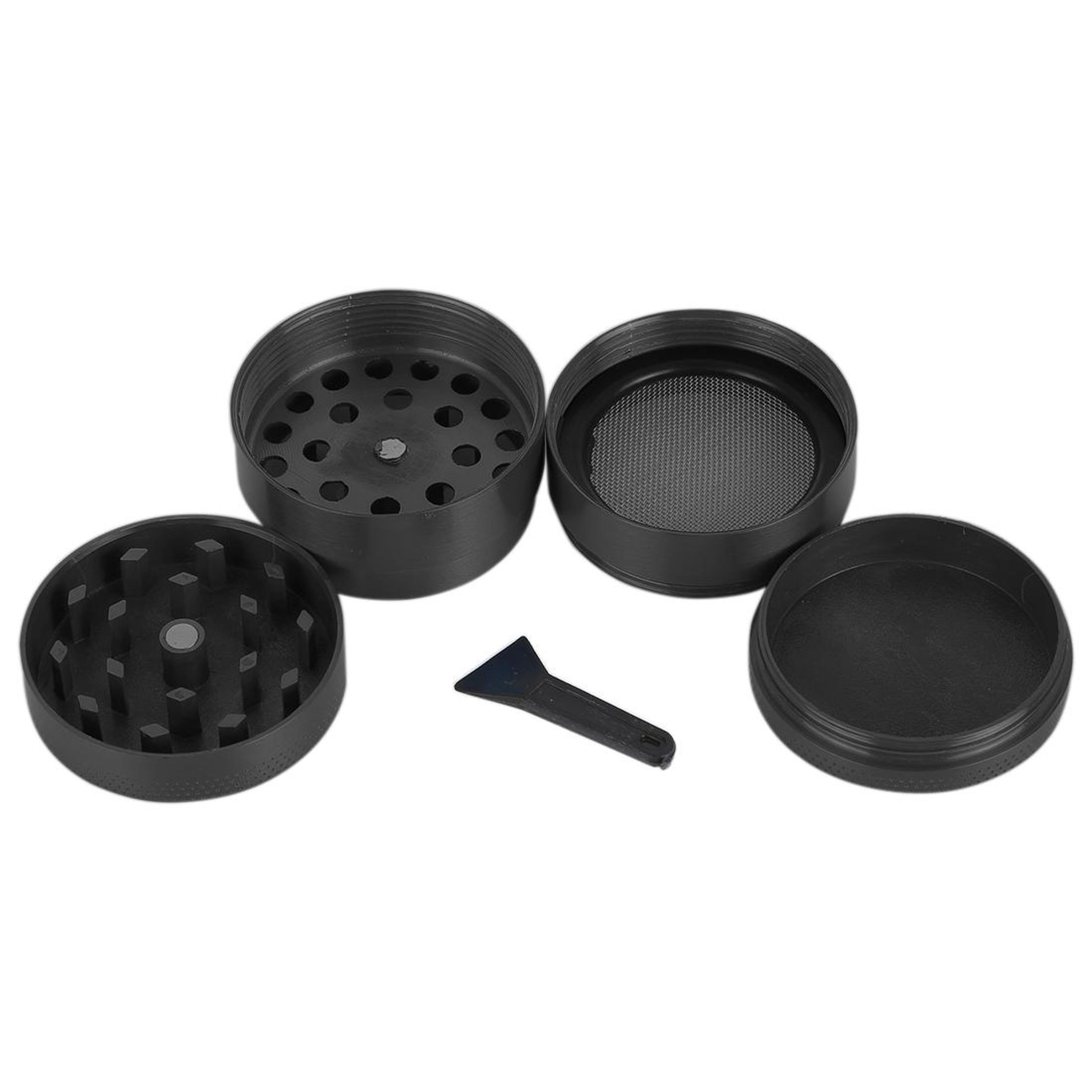 40mm Herb Grinder With 4 Layers And Magnetic Lid Premium Zinc Alloy Tobacco Crusher 5