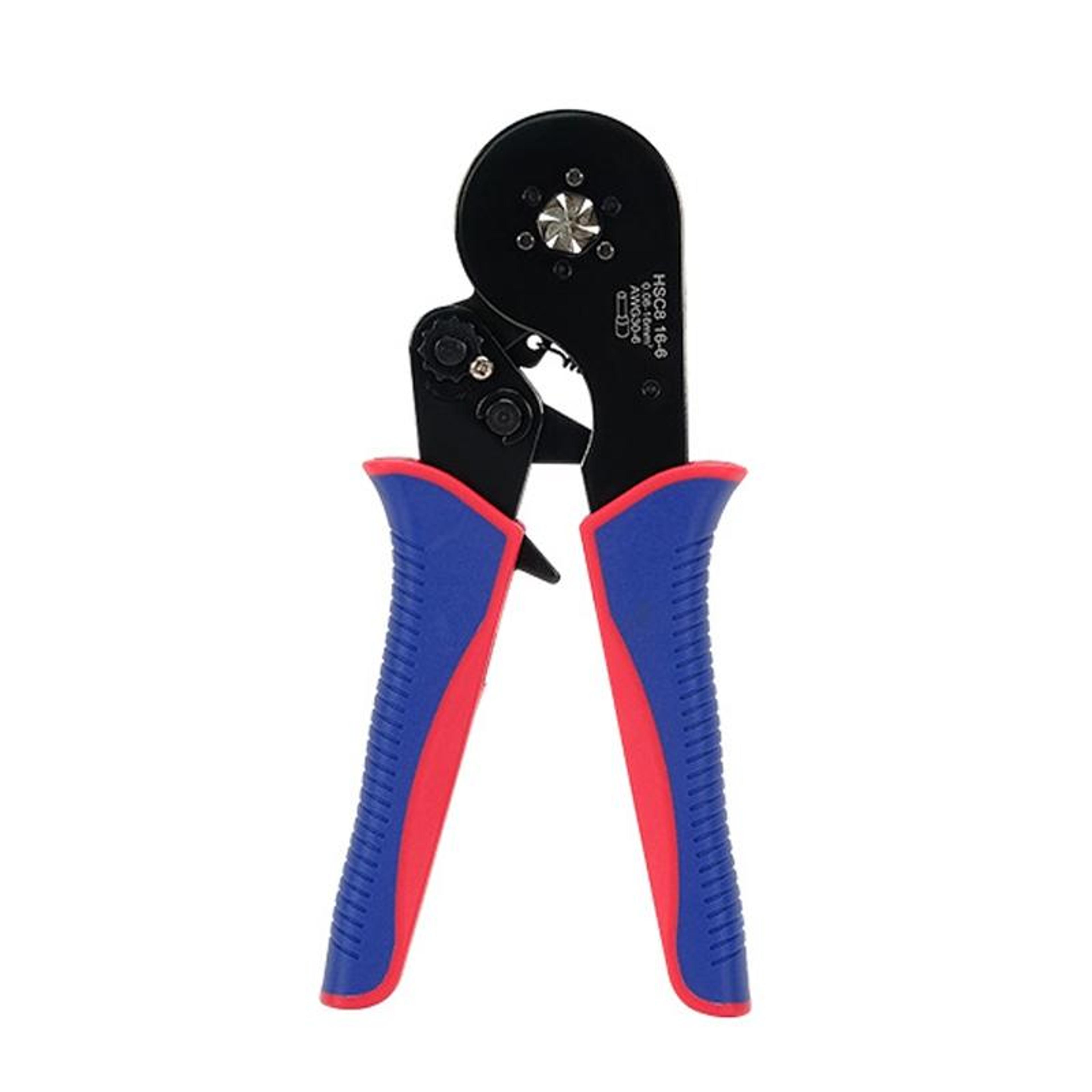 European Hex Crimping Pliers For VE Wire Ferrules With Adjustable Pressure Handle 8