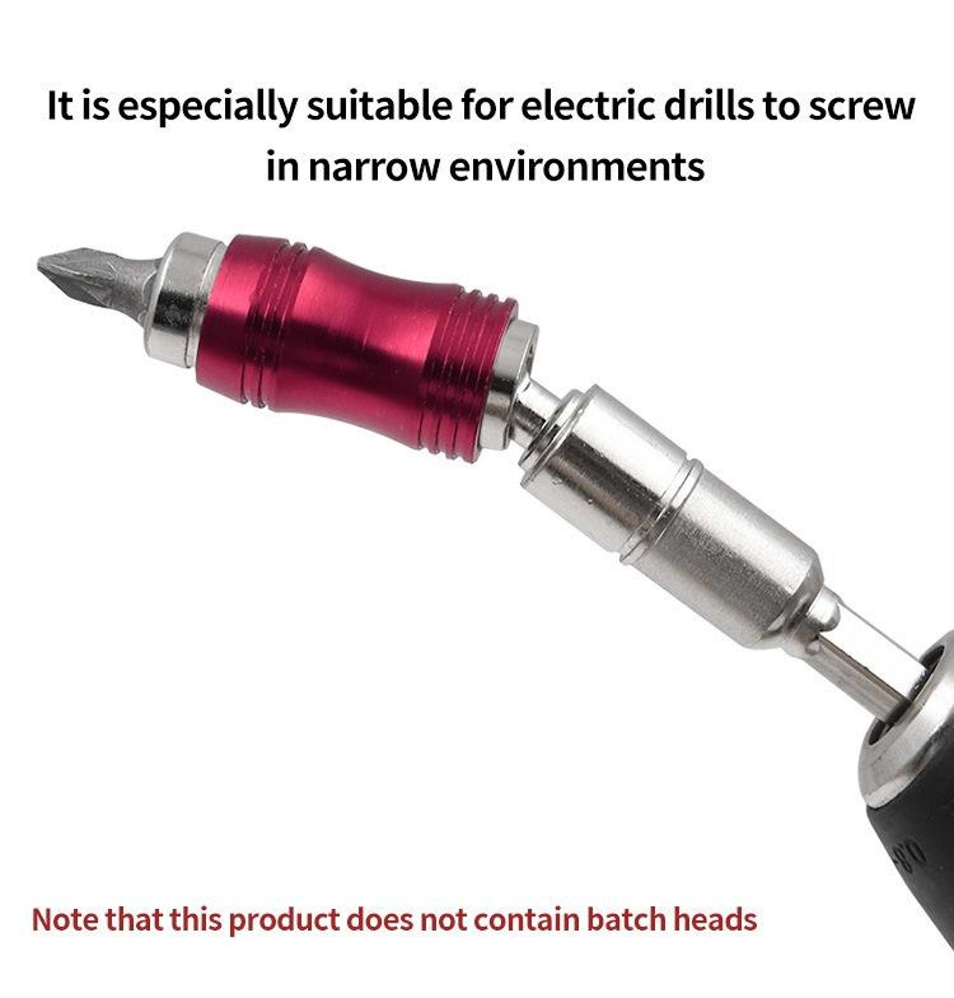 Magnetic Flexible Drill Bit Extension Rod With Quick Release Hex Shank 4