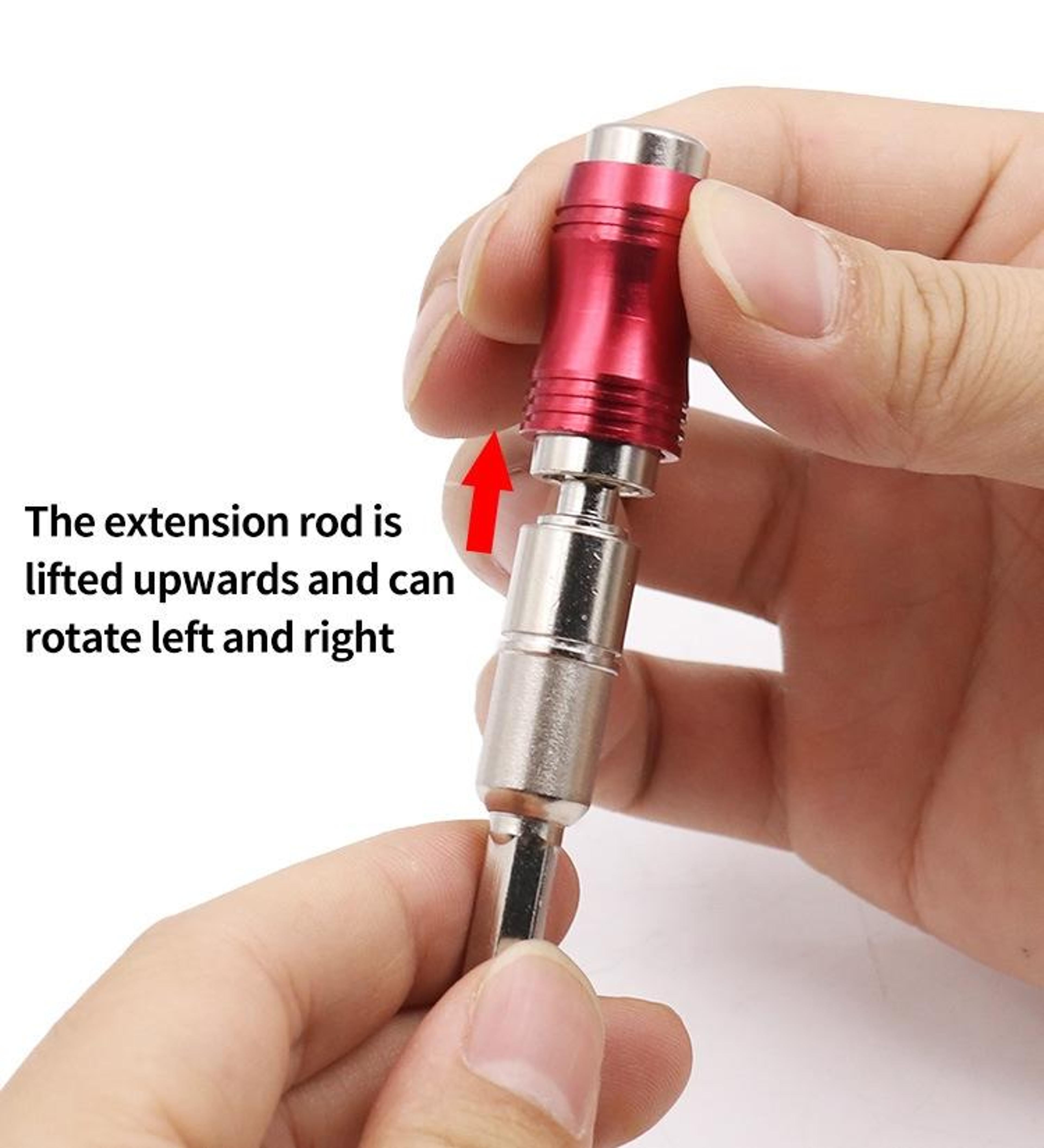 Magnetic Flexible Drill Bit Extension Rod With Quick Release Hex Shank 5
