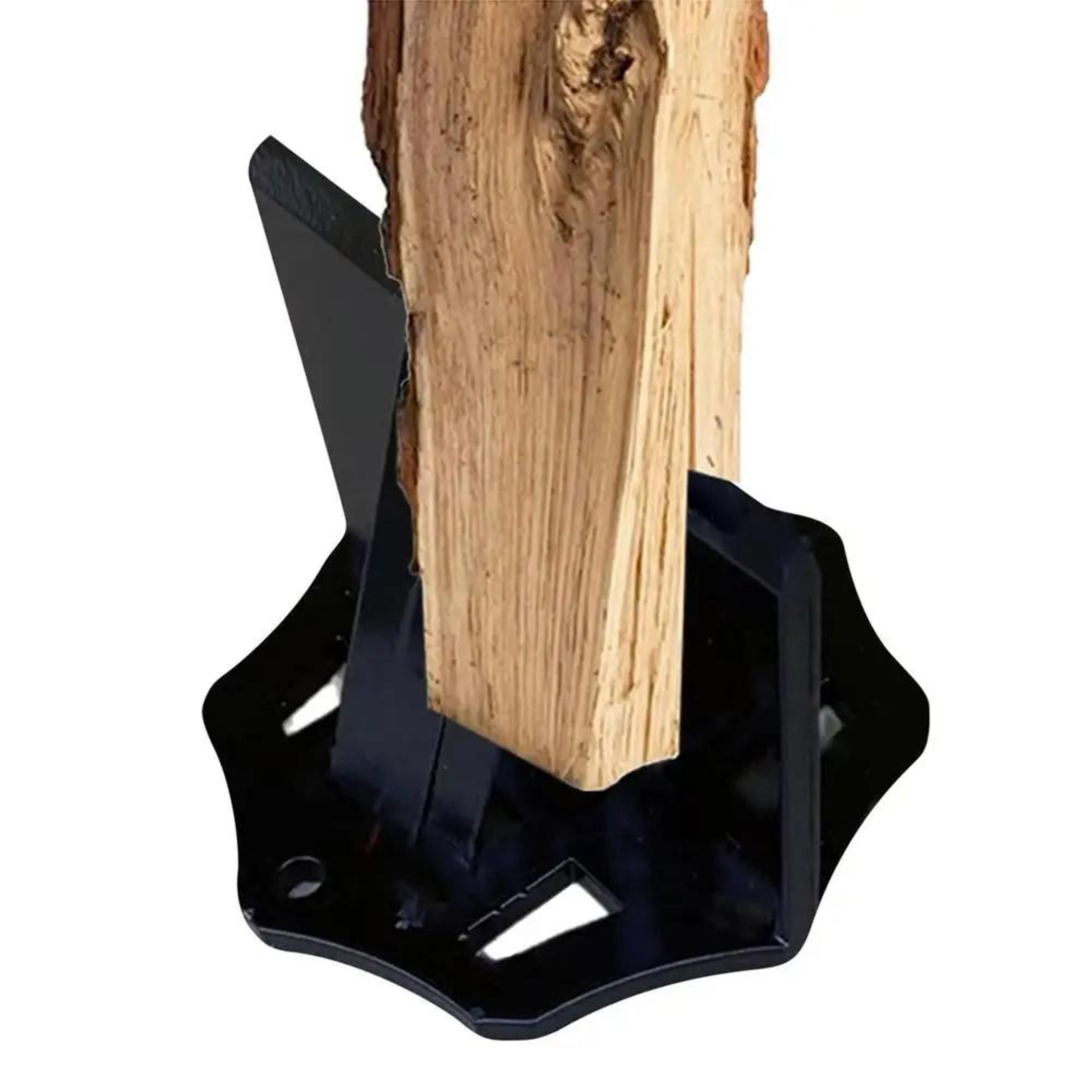 pro heavy duty manual wood splitter, safe firewood cutting tool
