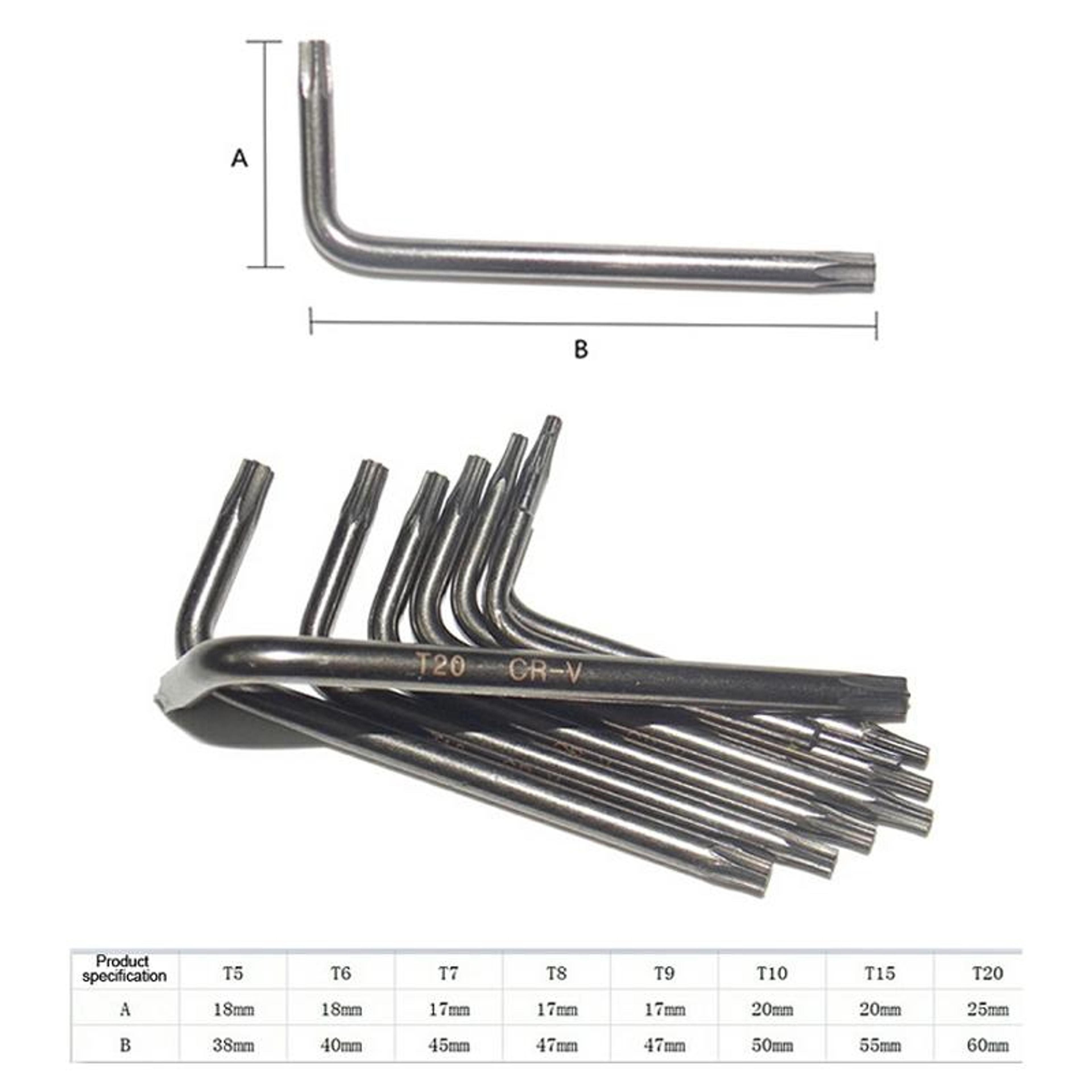 8pcs Hexagon Torx Screwdriver  Multifunction Tool Set 4