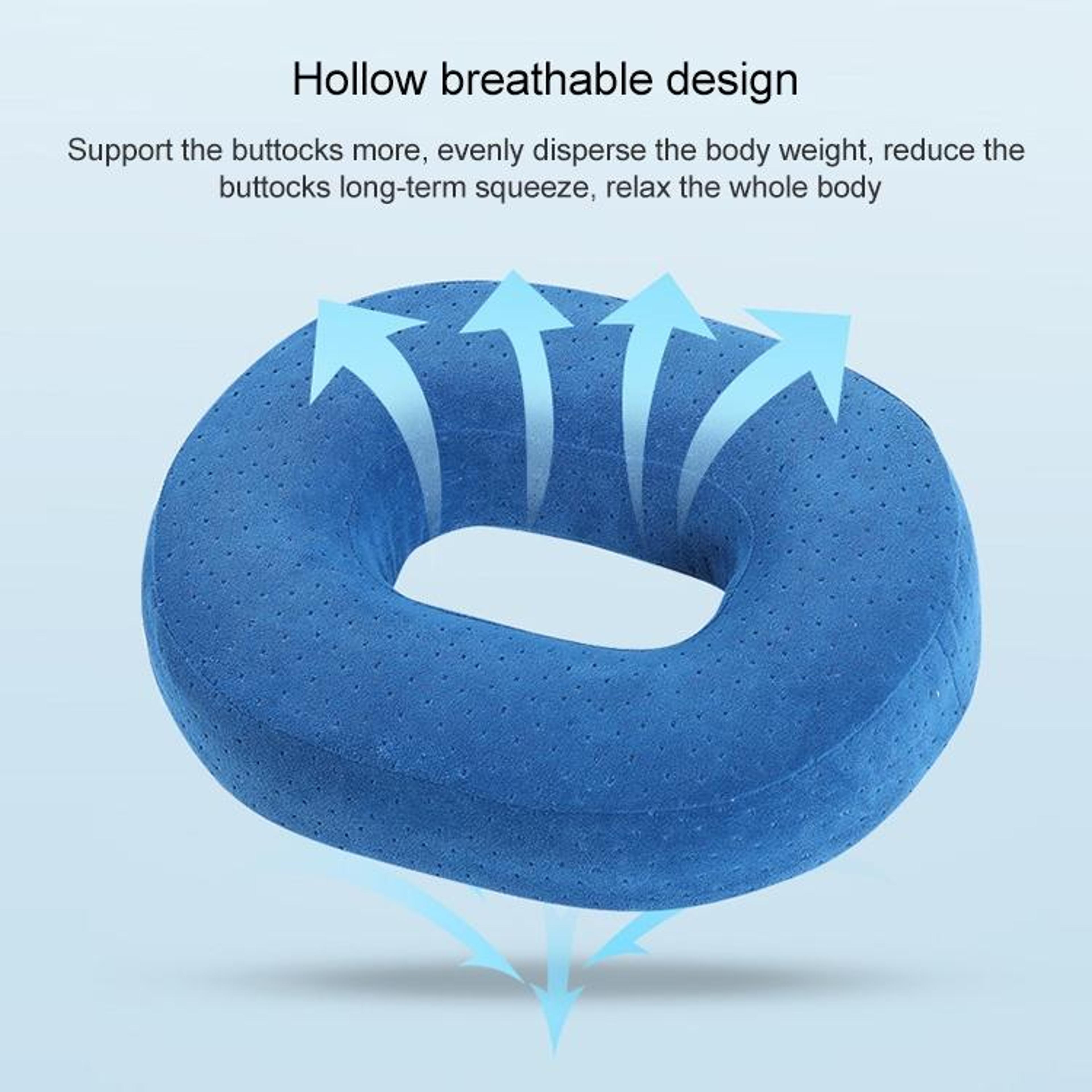Orthopedic Seat Cushion For Tailbone Relief Memory Foam Donut Pillow For Office  Recovery 3