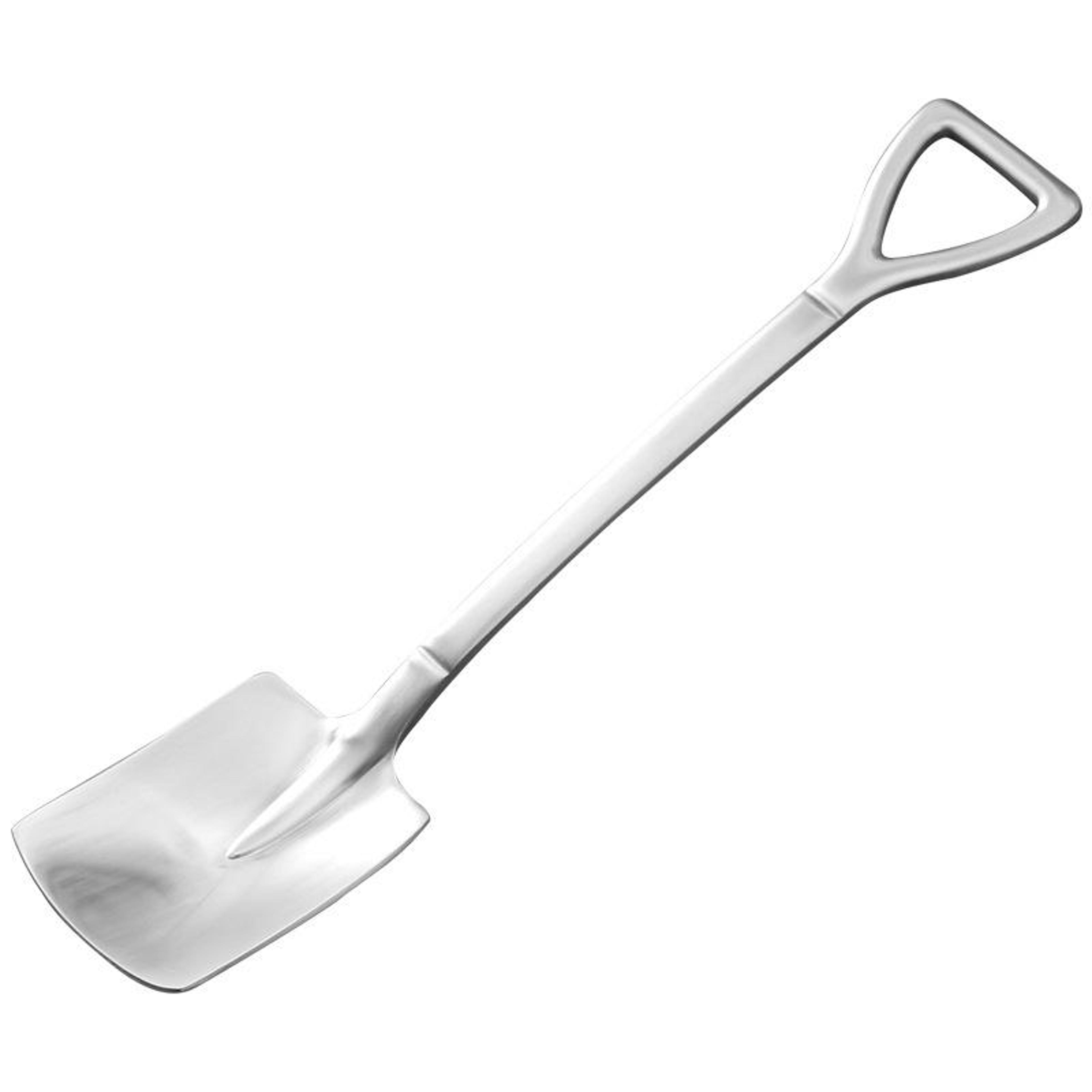Vintage Shovel Dessert Spoon Set Stainless Steel Spoon For Coffee Ice Cream  Tea 2