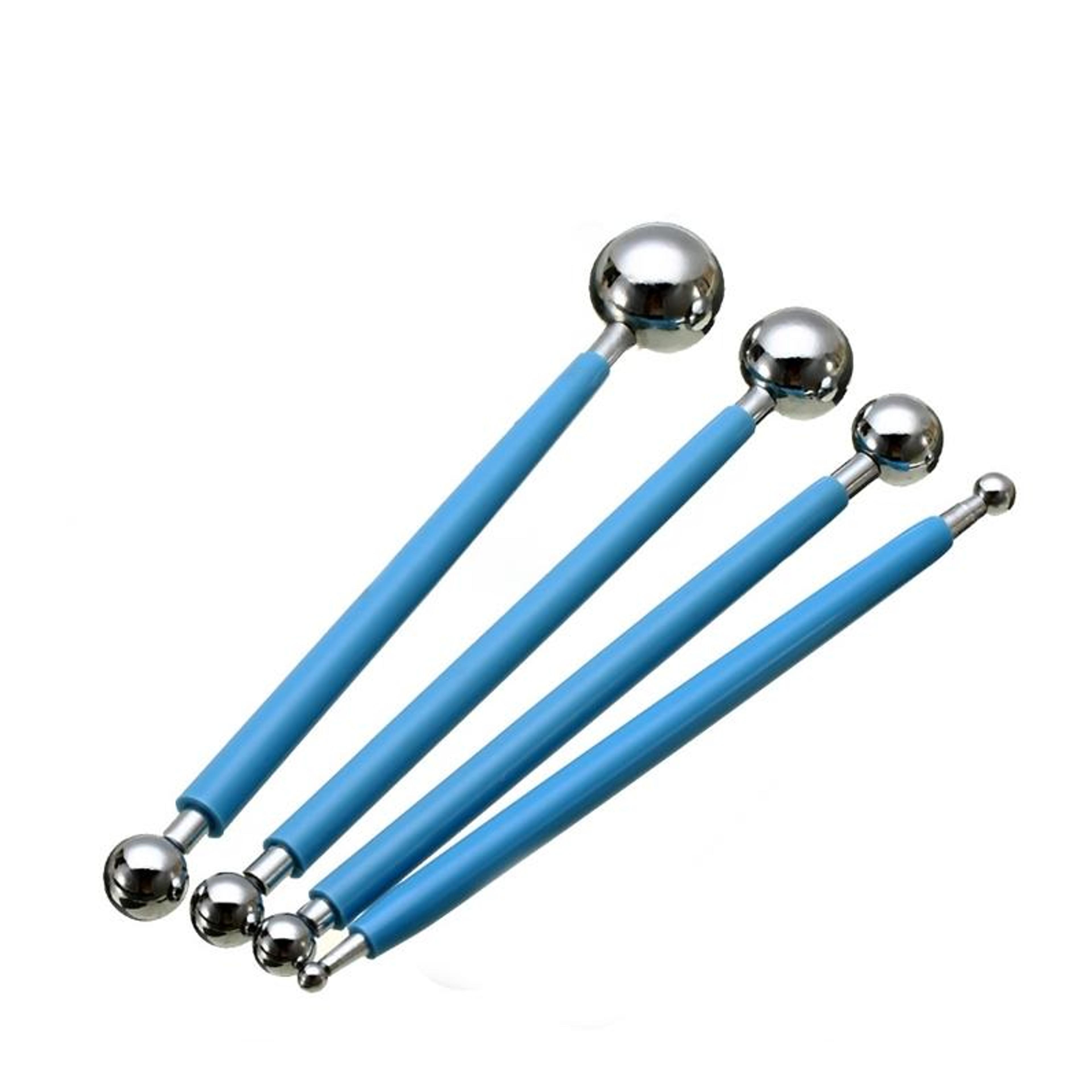 4 in 1 fondant modeling tools set for cake decorating and clay sculpting