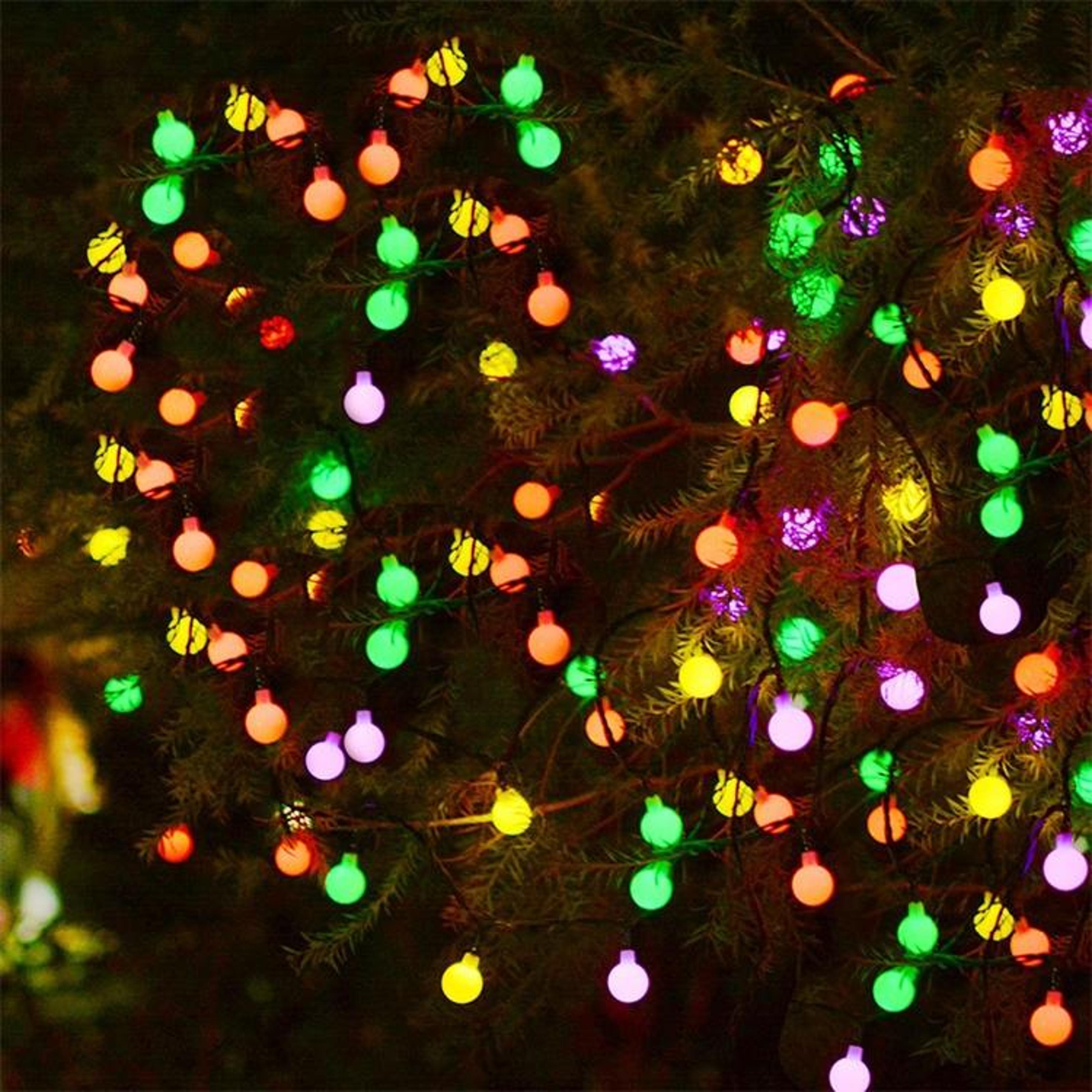 Solar Globe String Lights Outdoor Waterproof 30 LED Decorative Festival Lights 2
