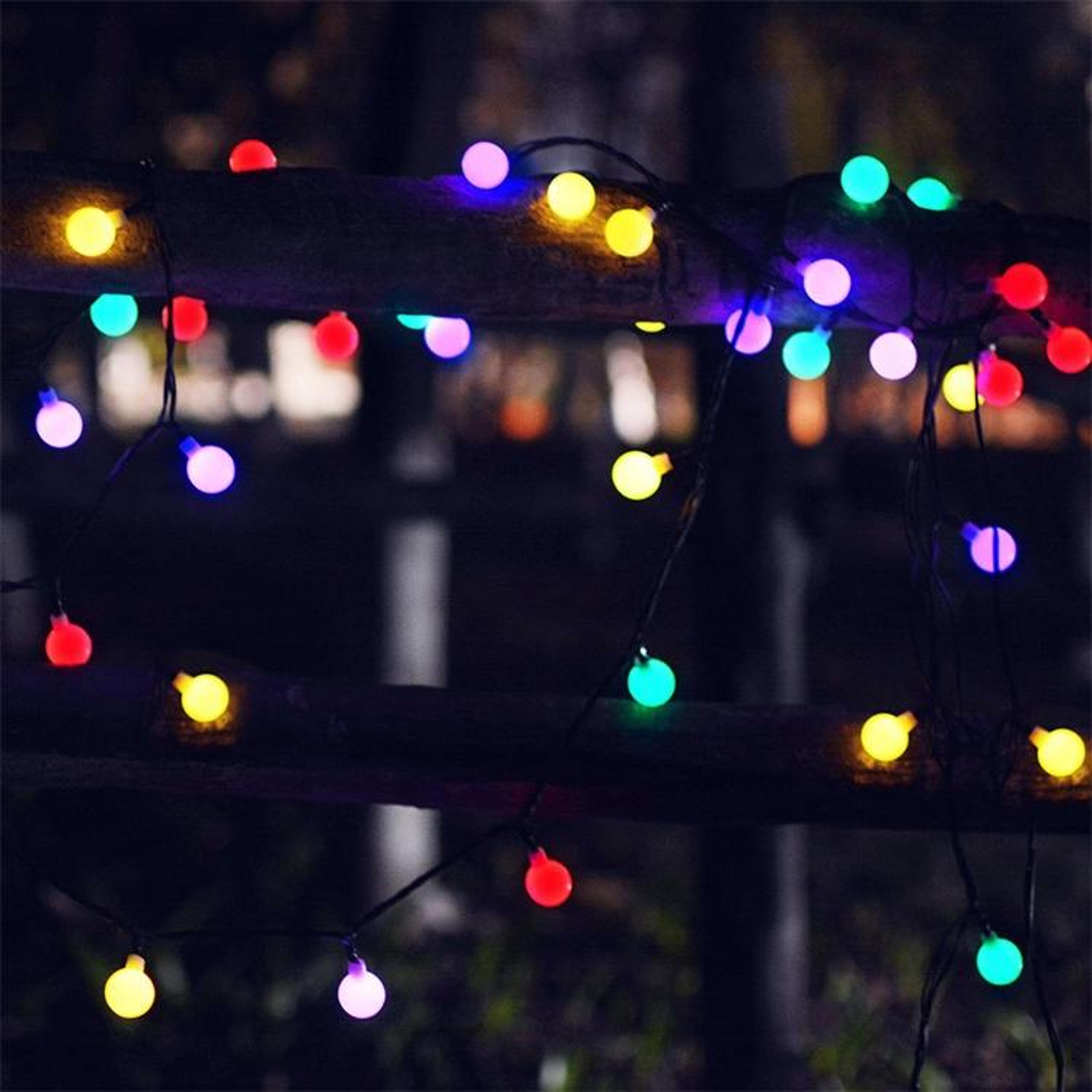Solar Globe String Lights Outdoor Waterproof 30 LED Decorative Festival Lights 3