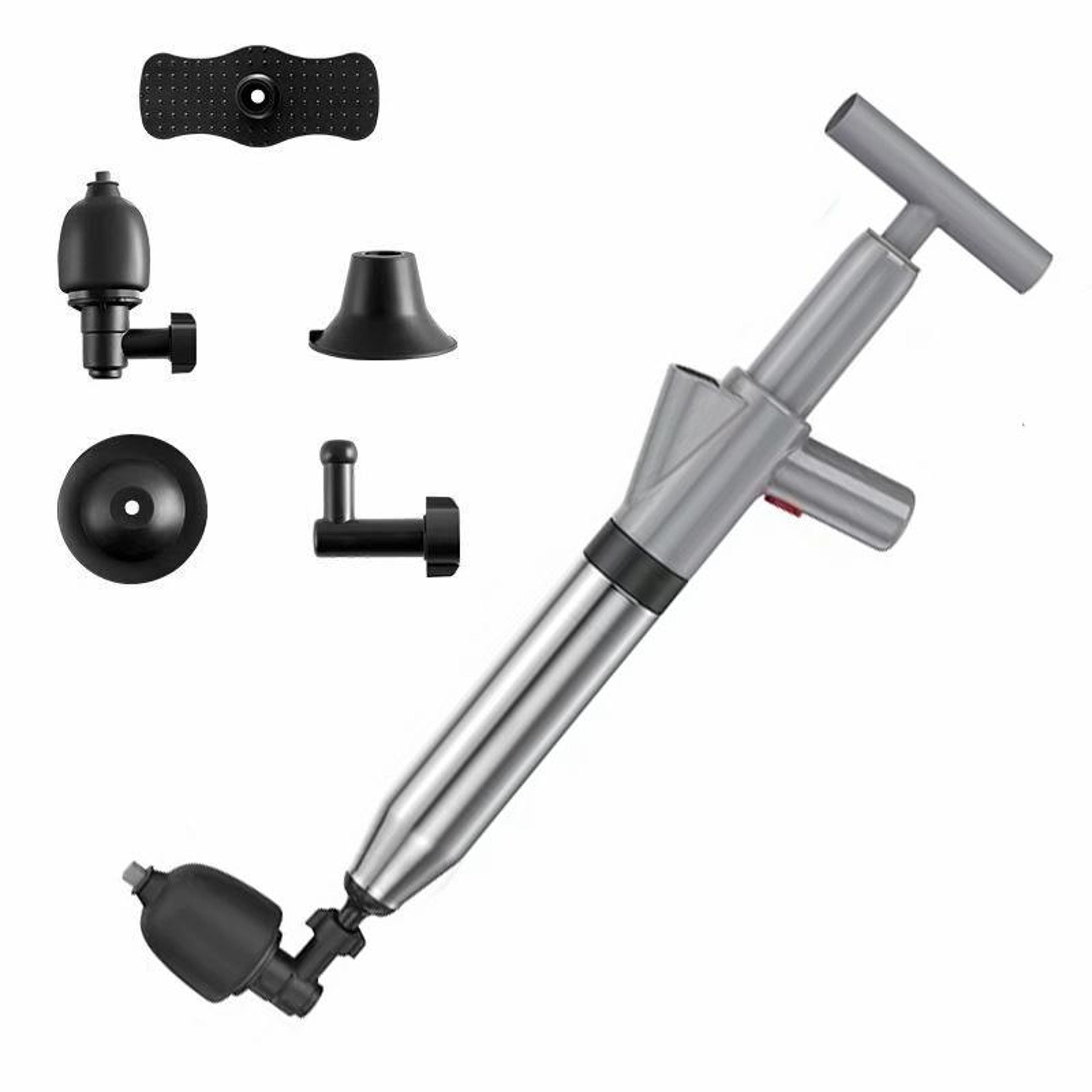 High Pressure Drain Cleaner Air Blaster For Toilets Sinks  Sewer Pipe Clogs 14