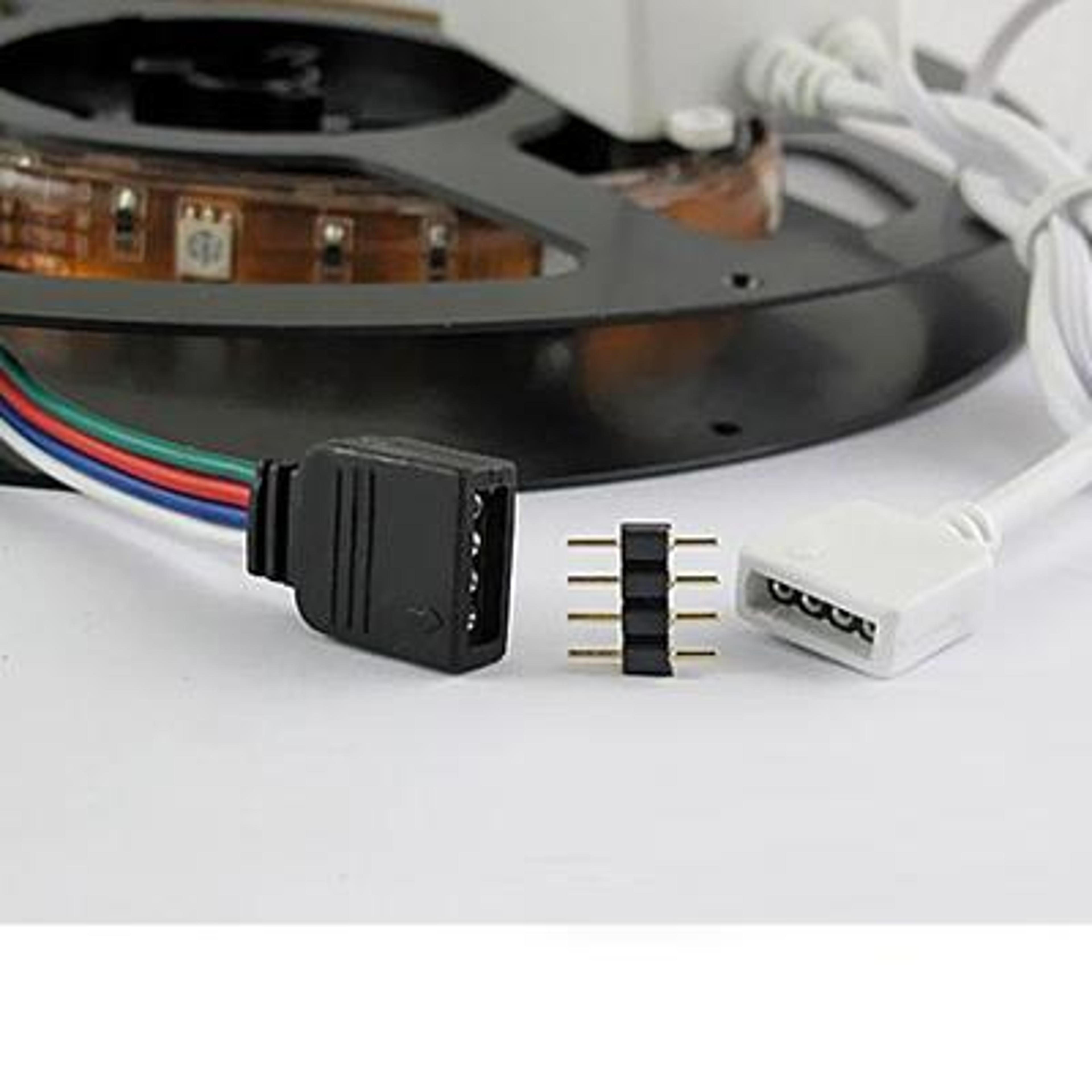 4 Pin RGB LED Strip Male Connector Pack For SMD Lighting Systems 2