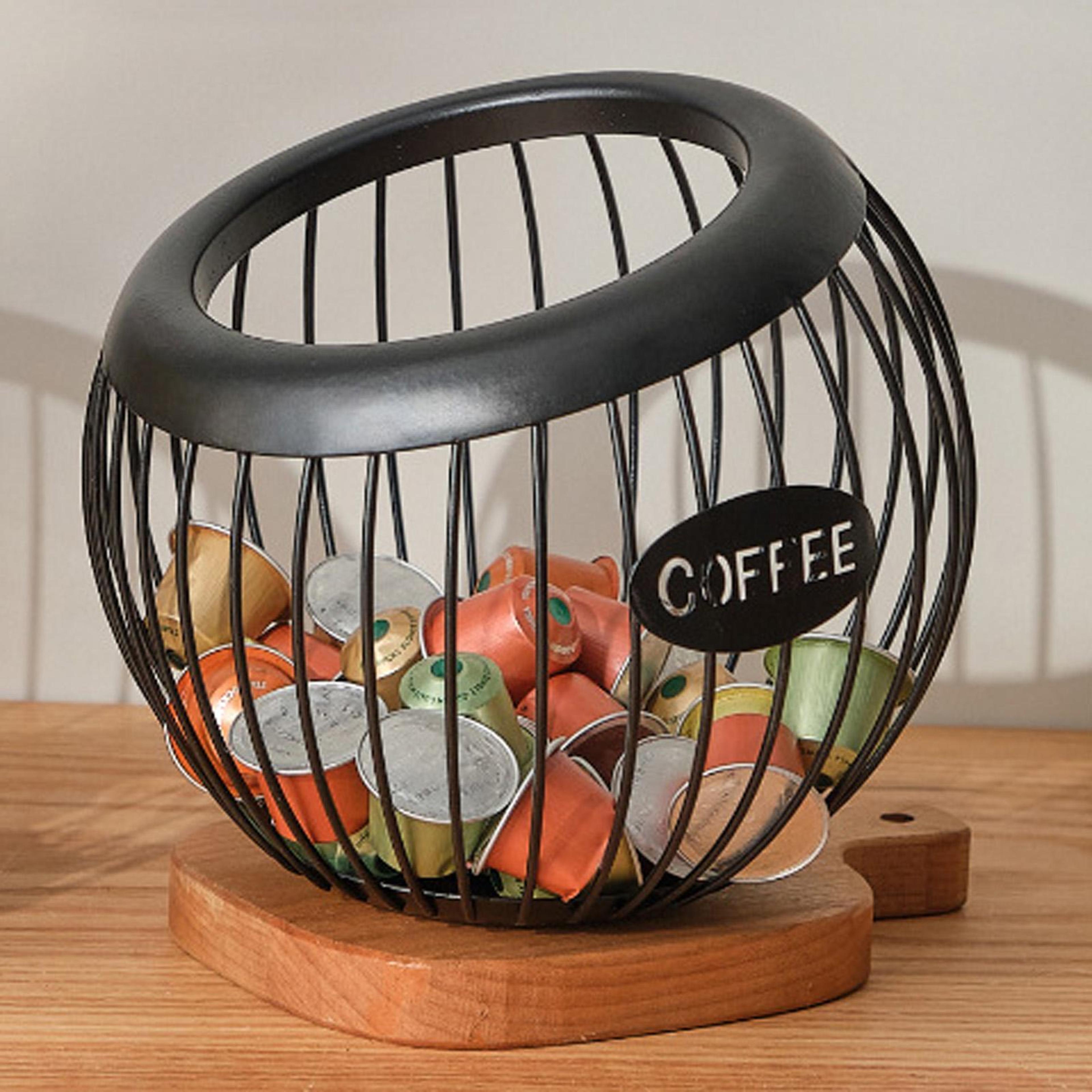 Modern Coffee Capsule Holder Display Rack For Kitchen Counter  Coffee Bar Storage 8