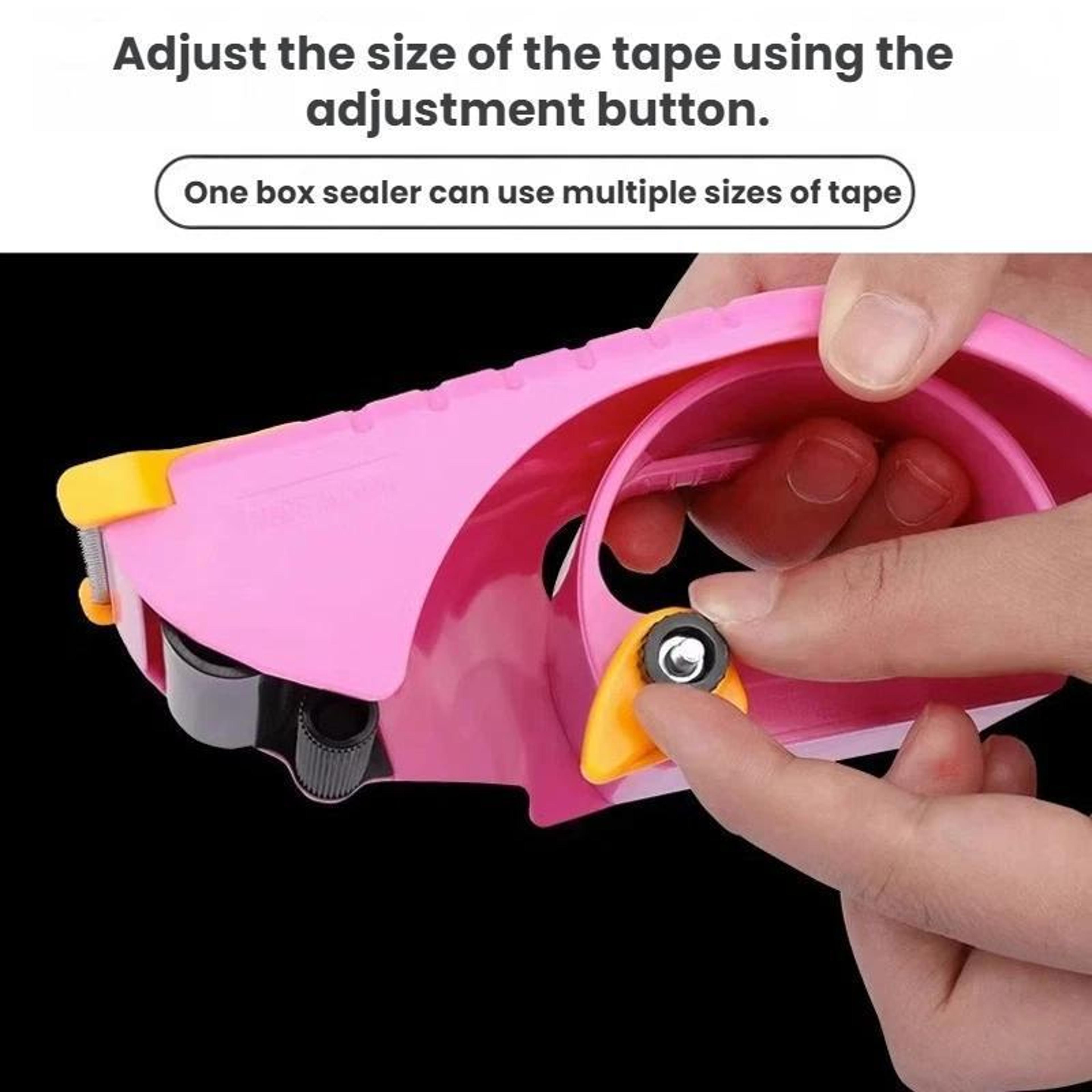Adjustable Packing Tape Dispenser With Stainless Steel Blade For Fast Carton Sealing 4