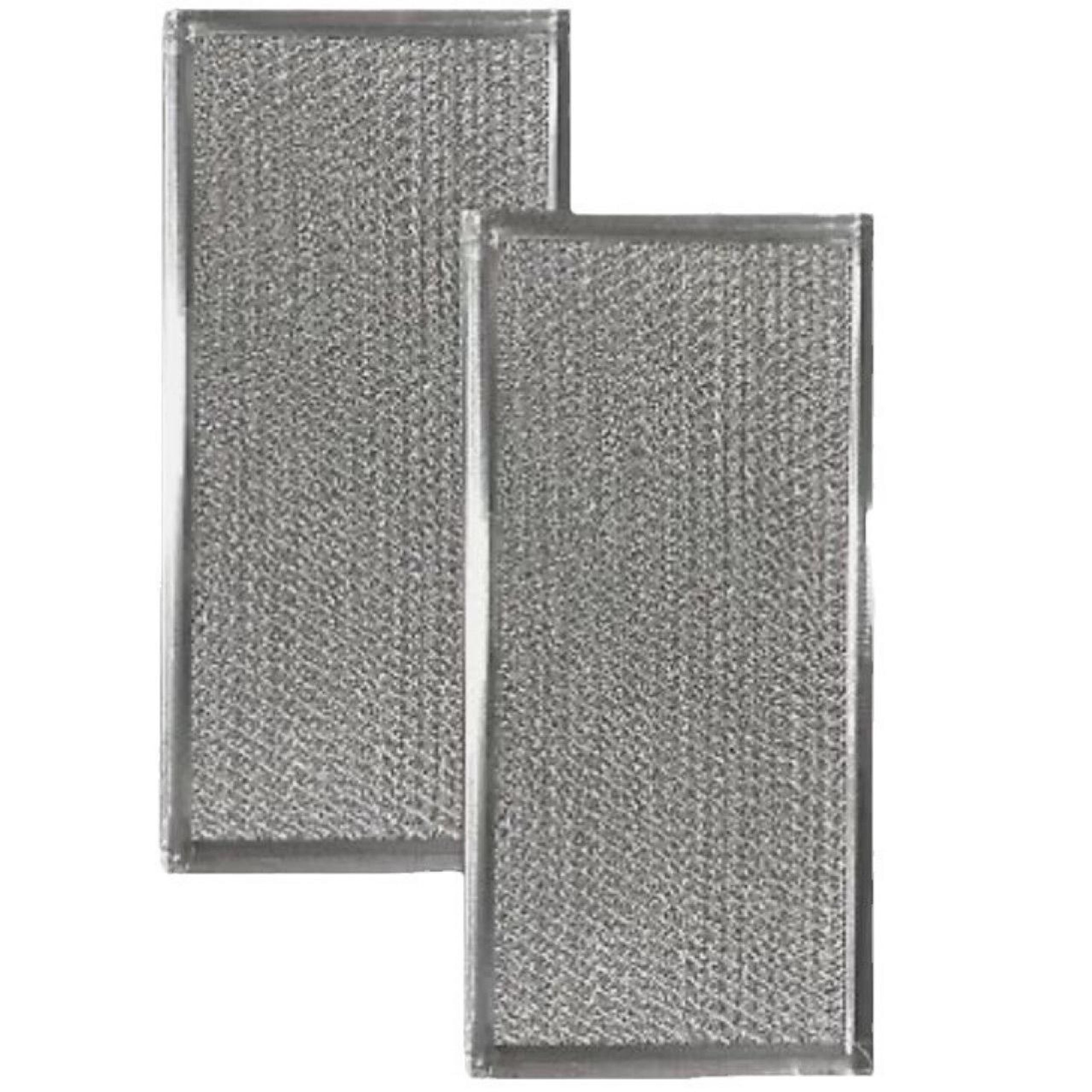 microwave grease filter replacement 2 pack for whirlpool, kenmore & maytag 11 x 6-1/4 inch