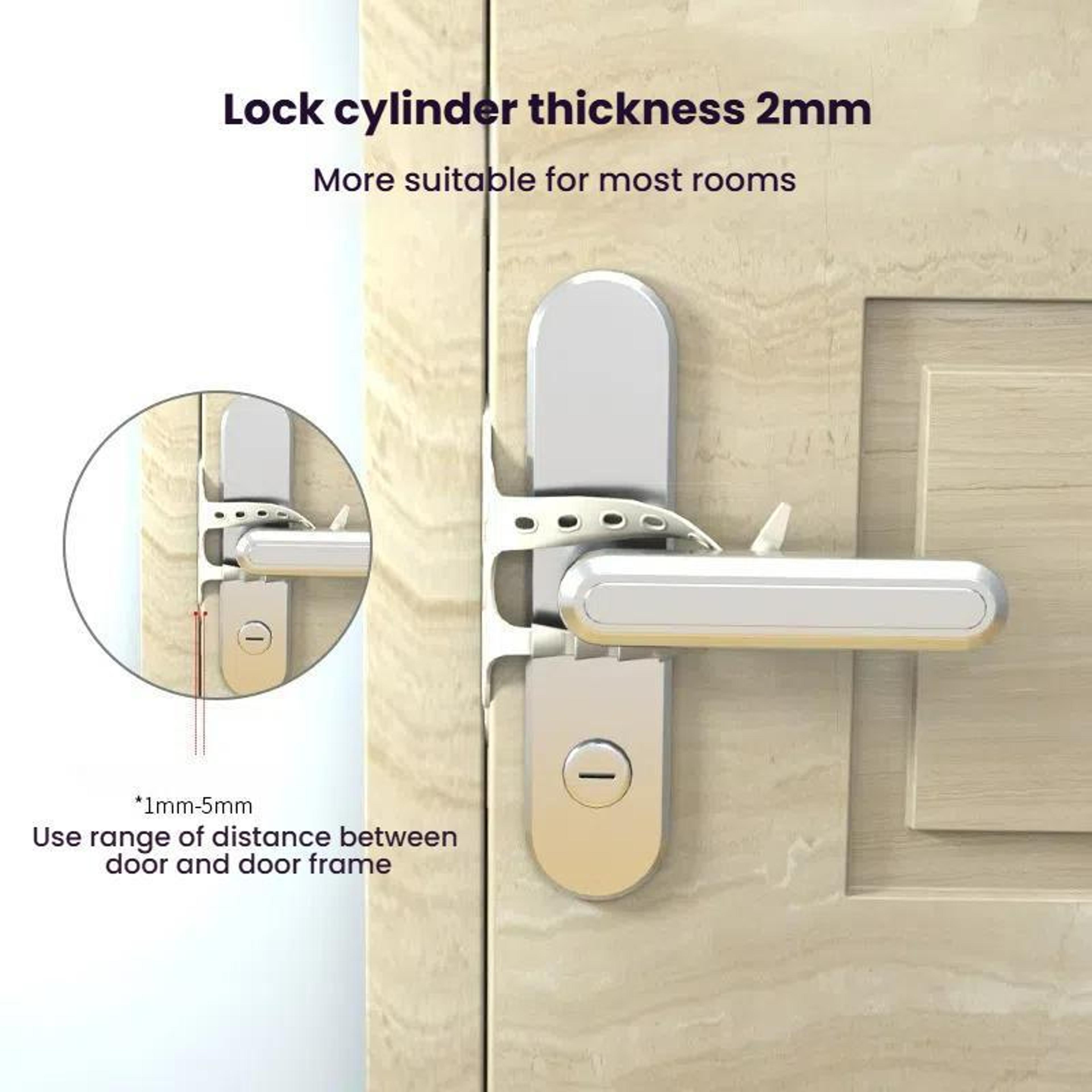 Silent Baby Door Latch Cushion Cover Adjustable Door Silencer  Baby Safety Door Stopper 2