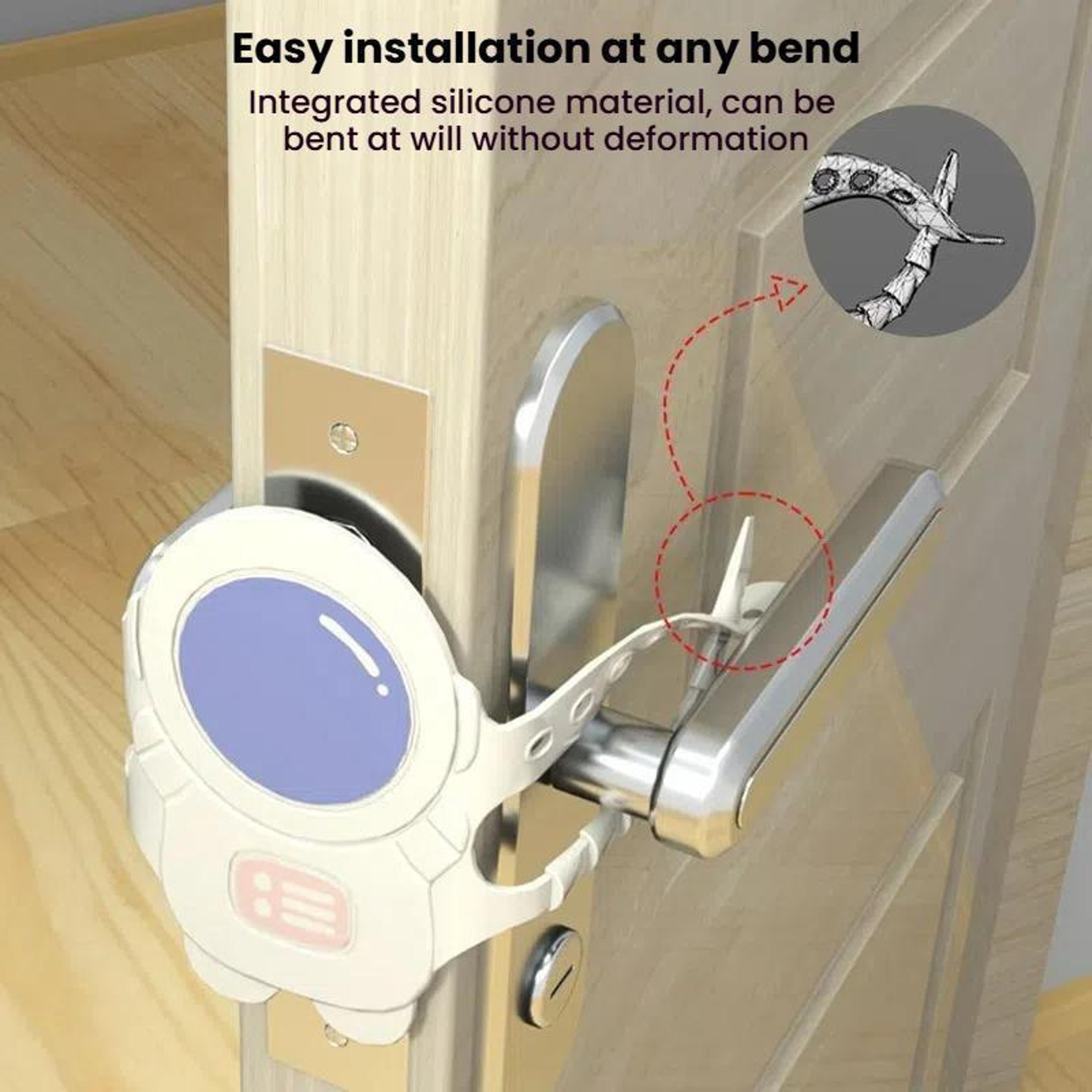 Silent Baby Door Latch Cushion Cover Adjustable Door Silencer  Baby Safety Door Stopper 3