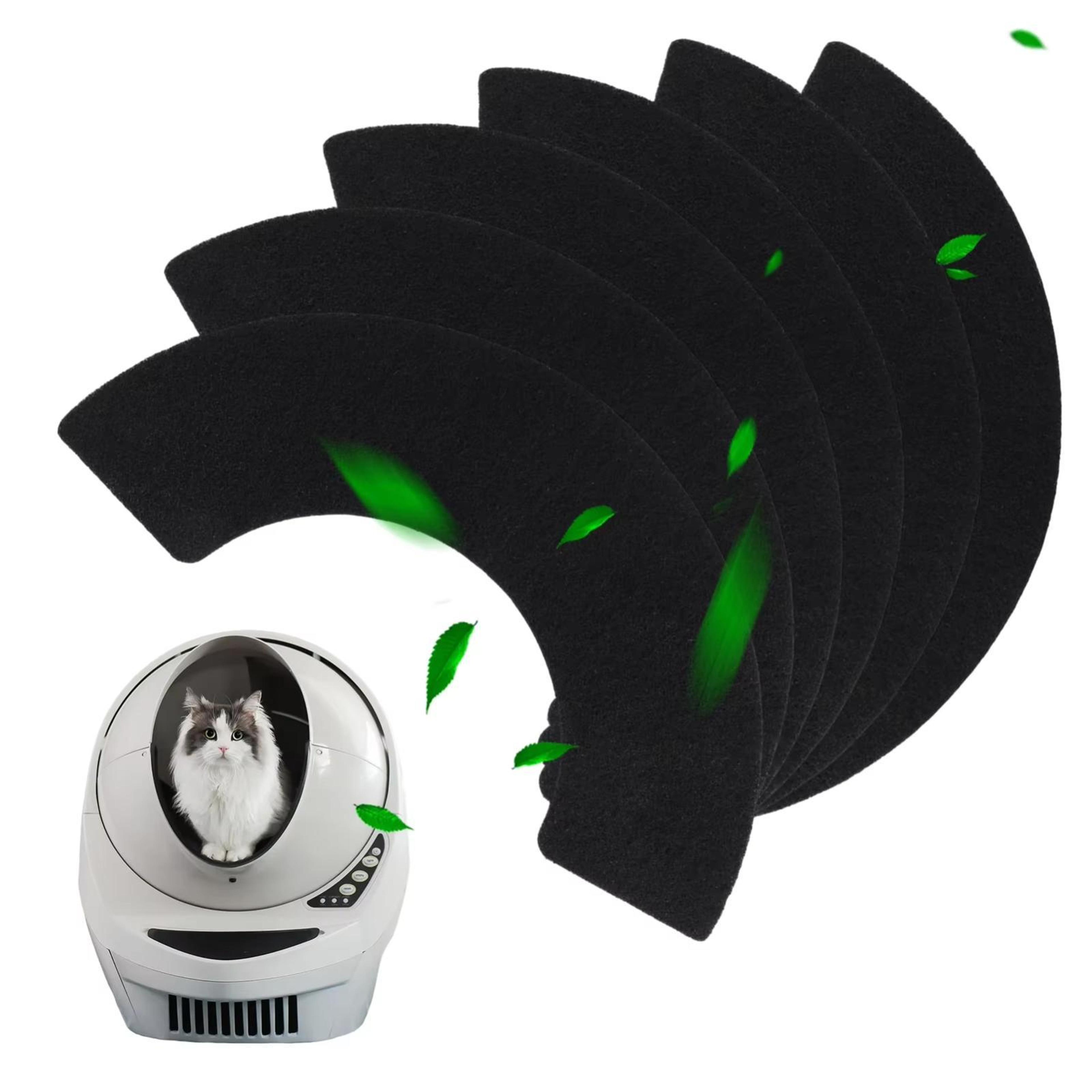 litter-robot 4 carbon filter replacement 6-pcs for advanced odor control and fresh cat litter box care