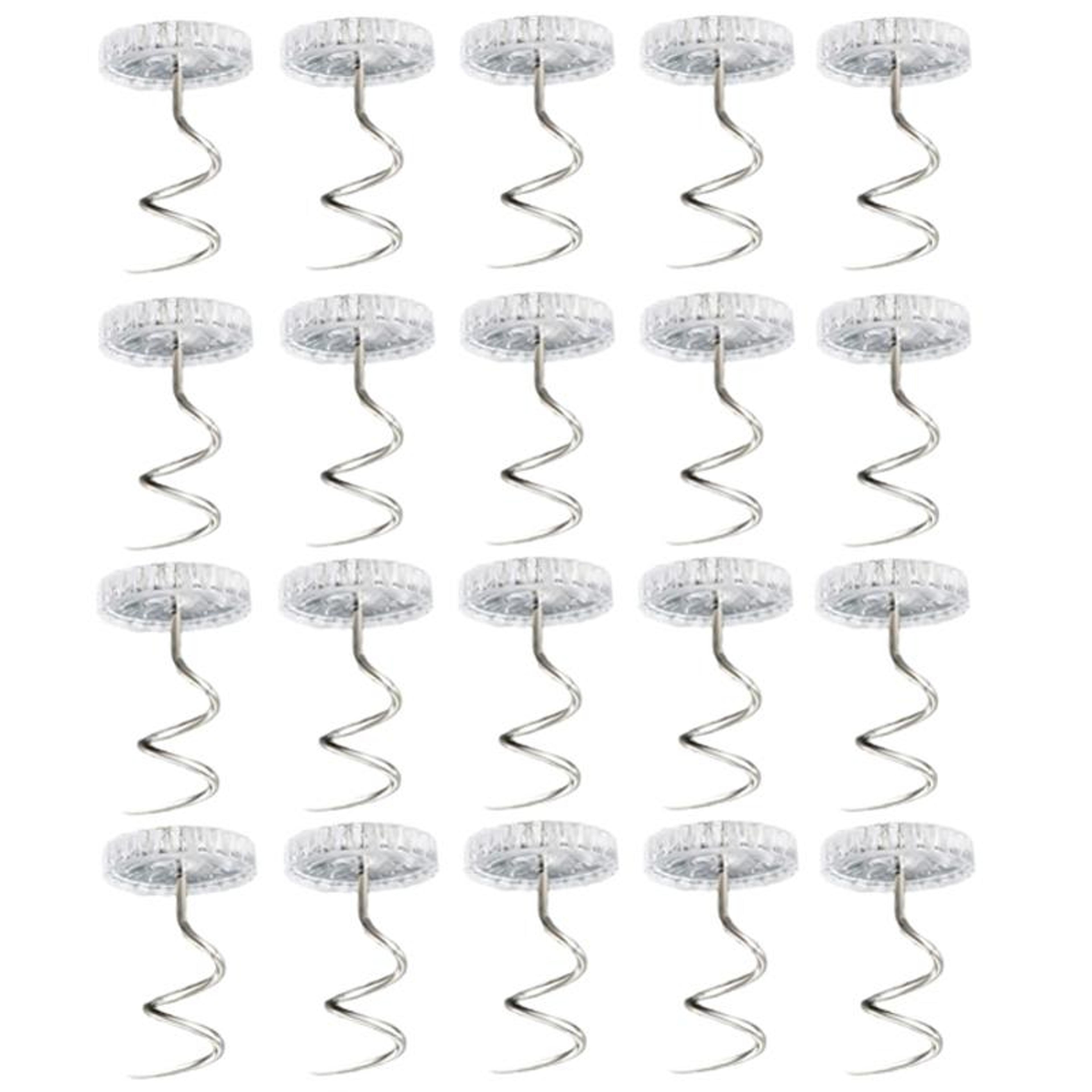 Transparent Twist Pins For Bed Sheets Sofa Cushions  Slipcovers 20PCS 1