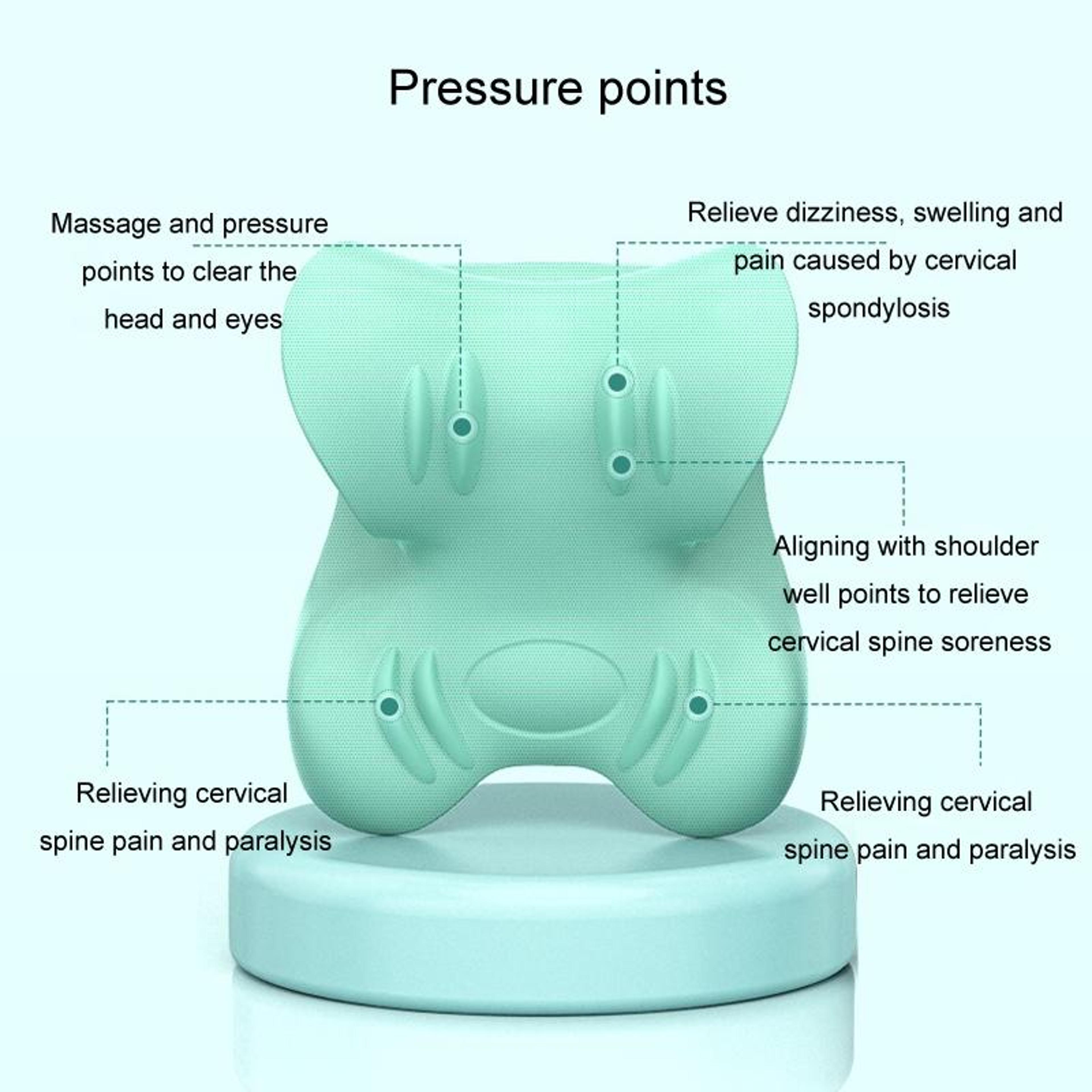 Cervical Traction Pillow Neck Pain Relief  Posture Corrector Support 1