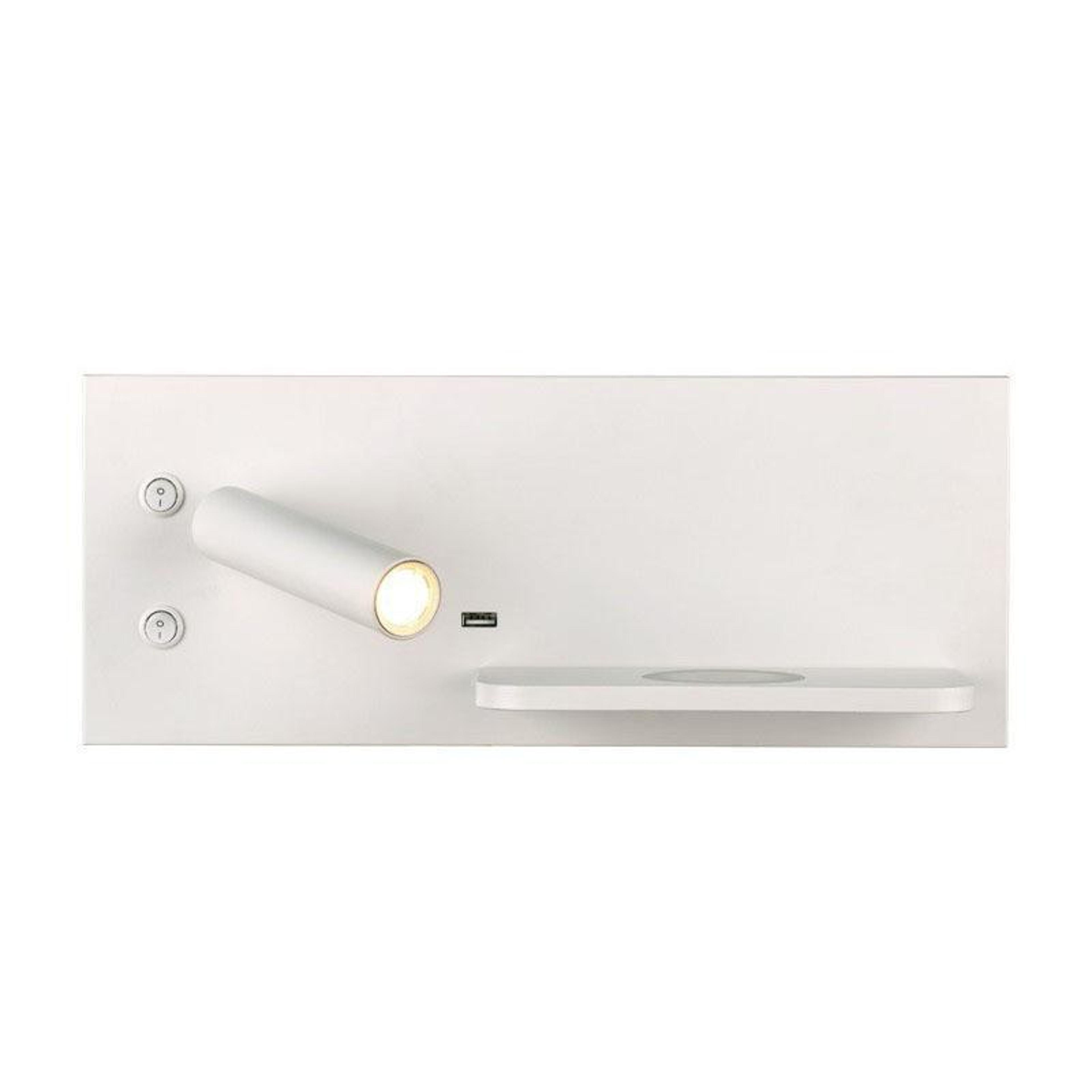 LED Bedside Wall Reading Light With Wireless Charger  USB Port 11