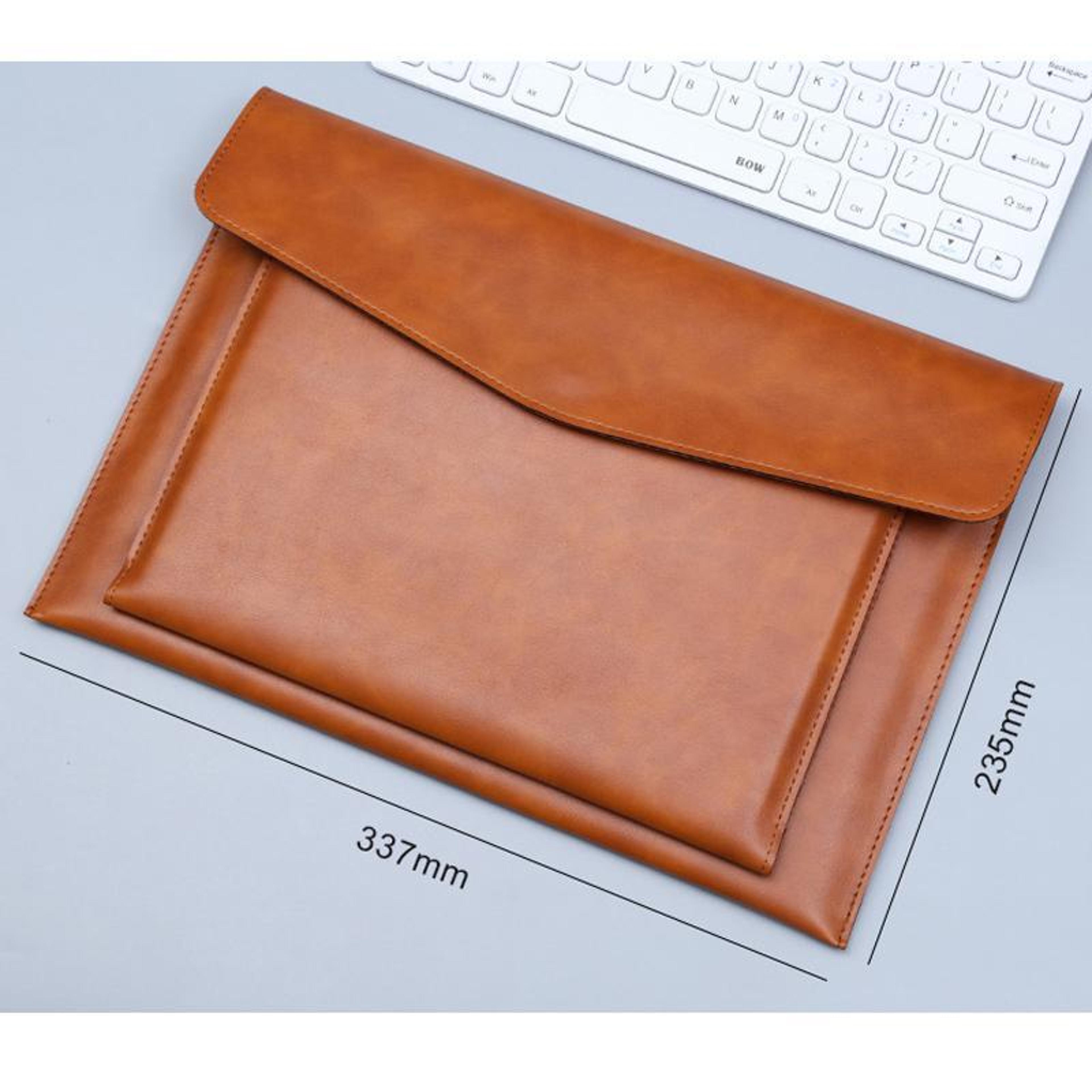 Executive Double Layer A4 Document Bag  14Inch Laptop Briefcase Organizer 5