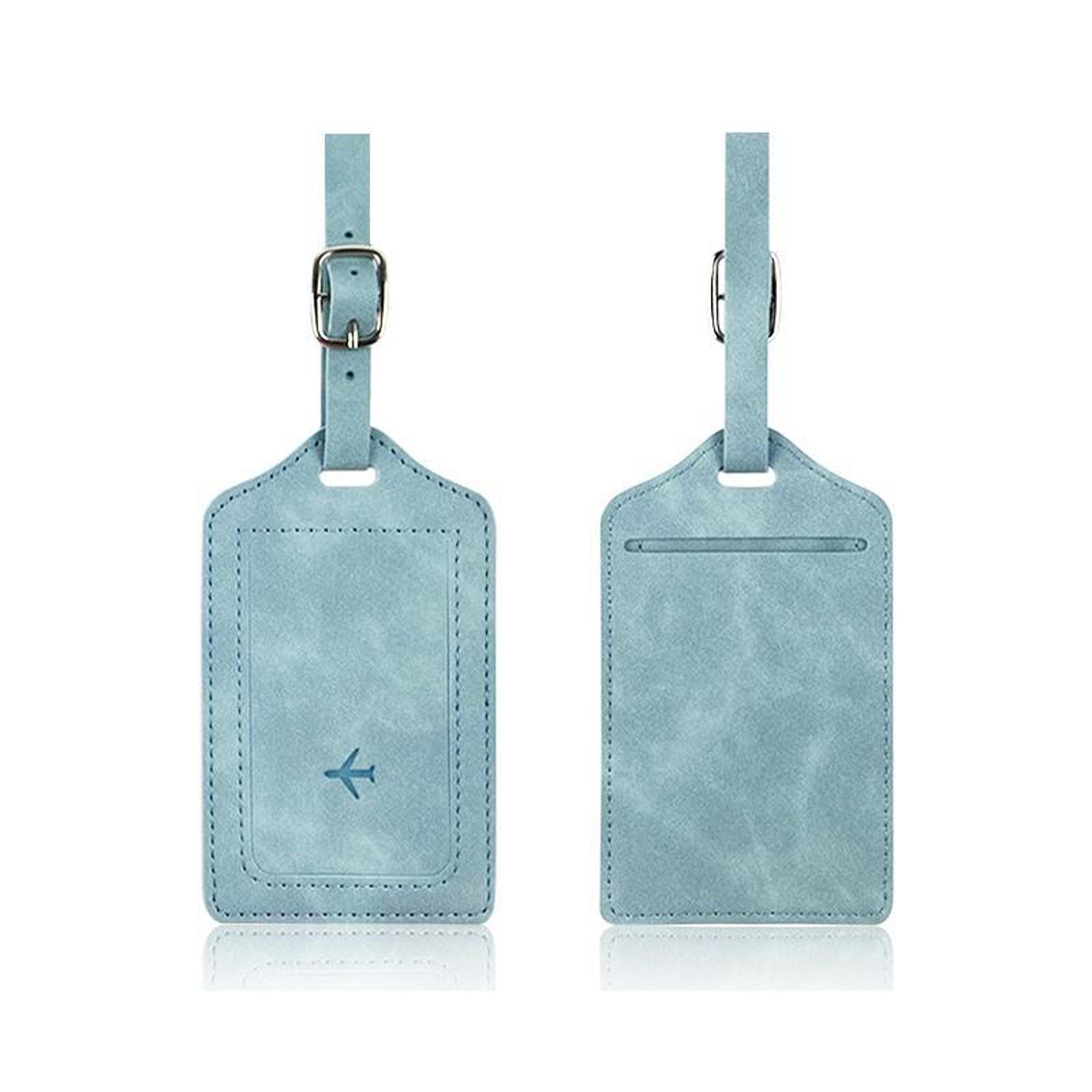 PU Leather Luggage Tag  Boarding Pass Holder Set 7