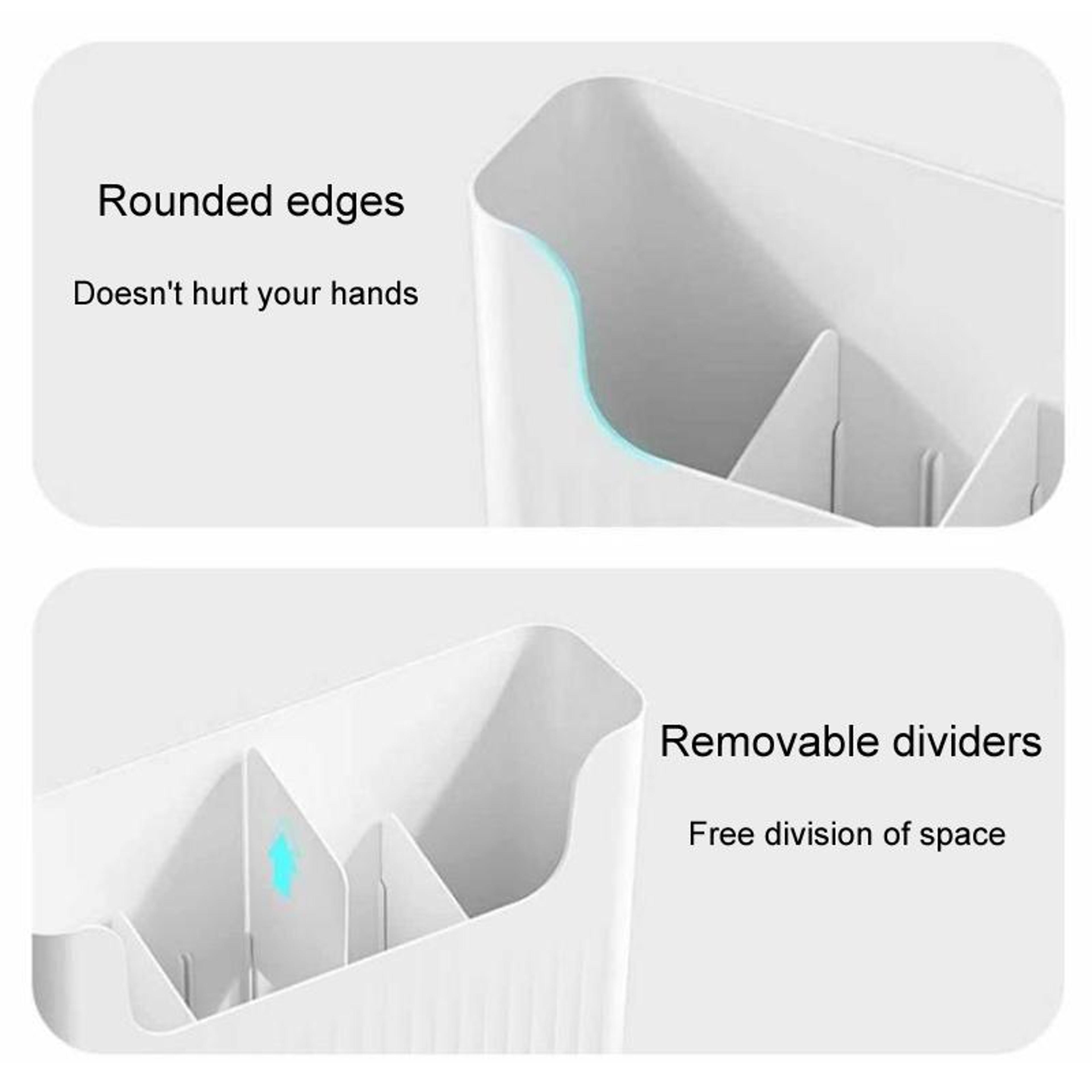 Kitchen Cabinet Door Cling Film Organizer Wall Mounted Storage Shelf 3
