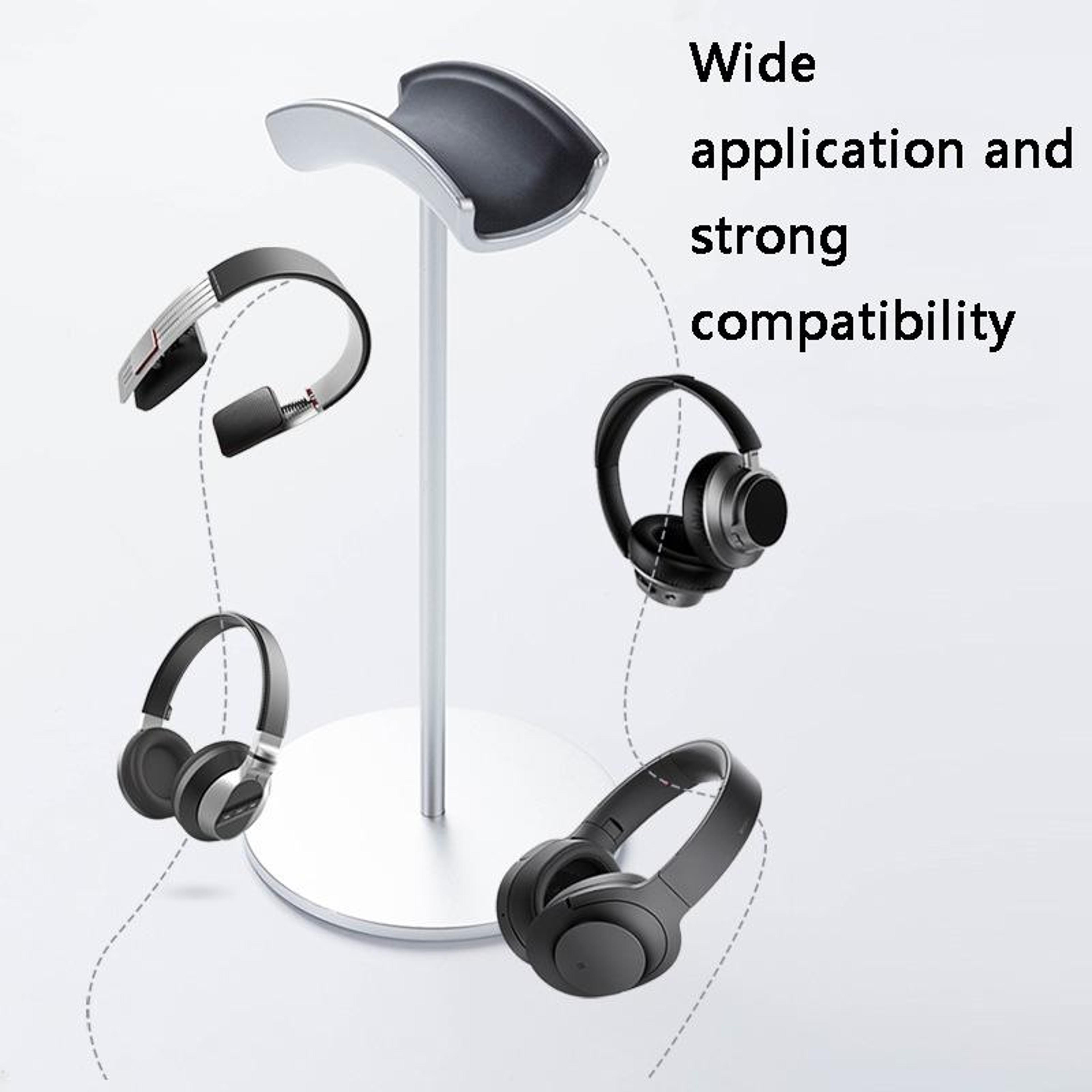 Aluminum Headphone Stand Desktop Headset Holder With Non Slip Base 5