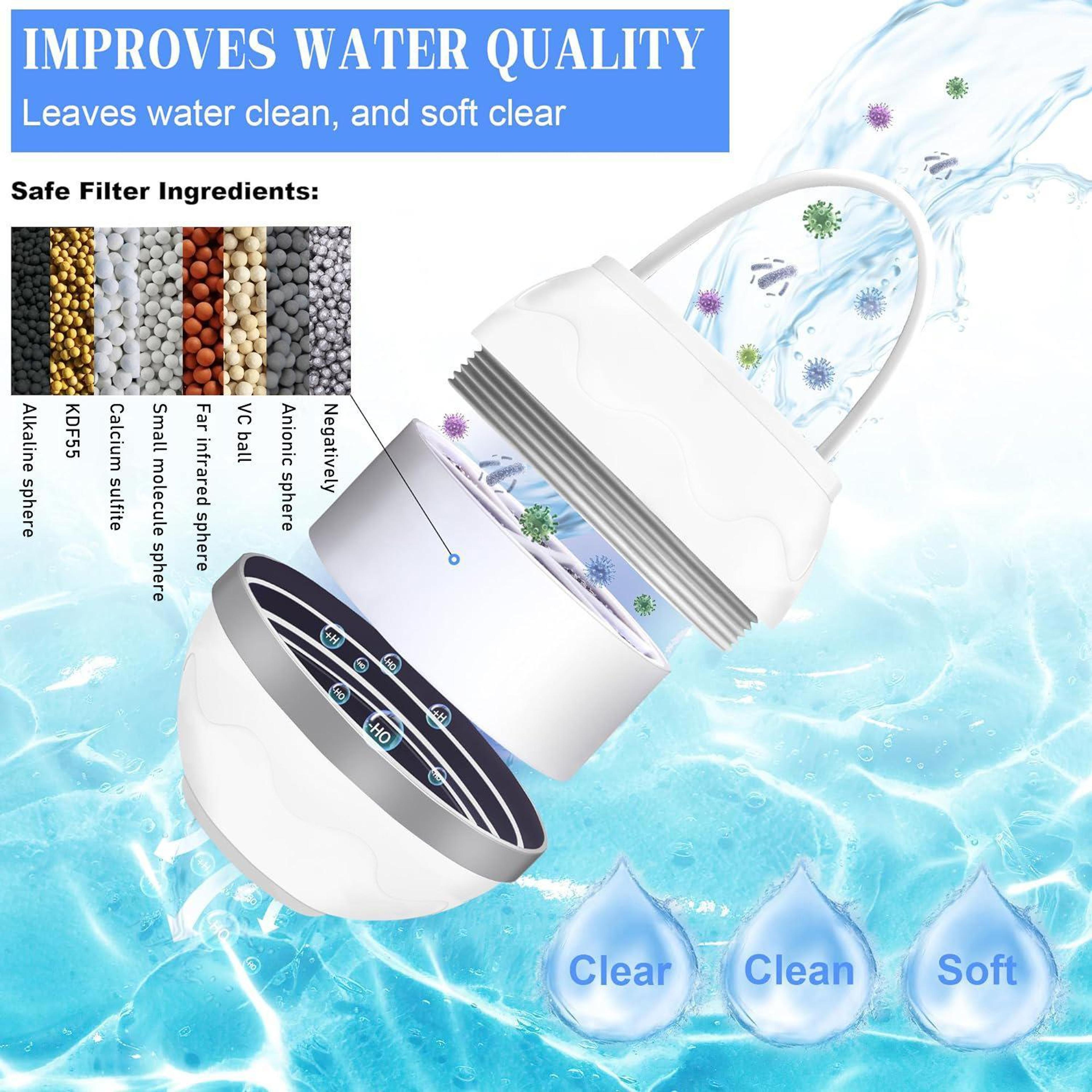 No Drill Bathtub Water Filter Shower Purifier For Softer Cleaner Bath Water 1