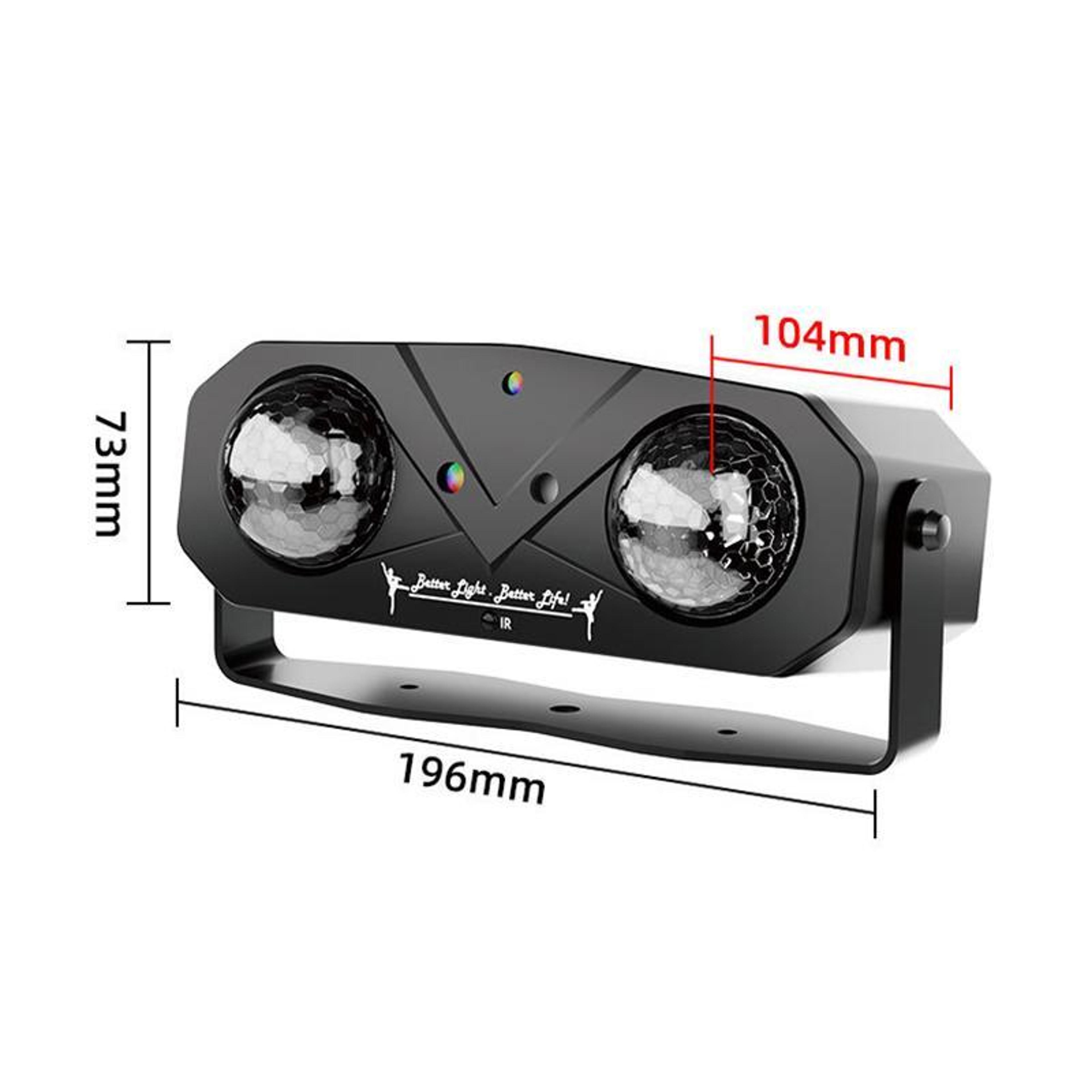 RGB Laser Party Light With Water Ripple Projector  Remote Control 1