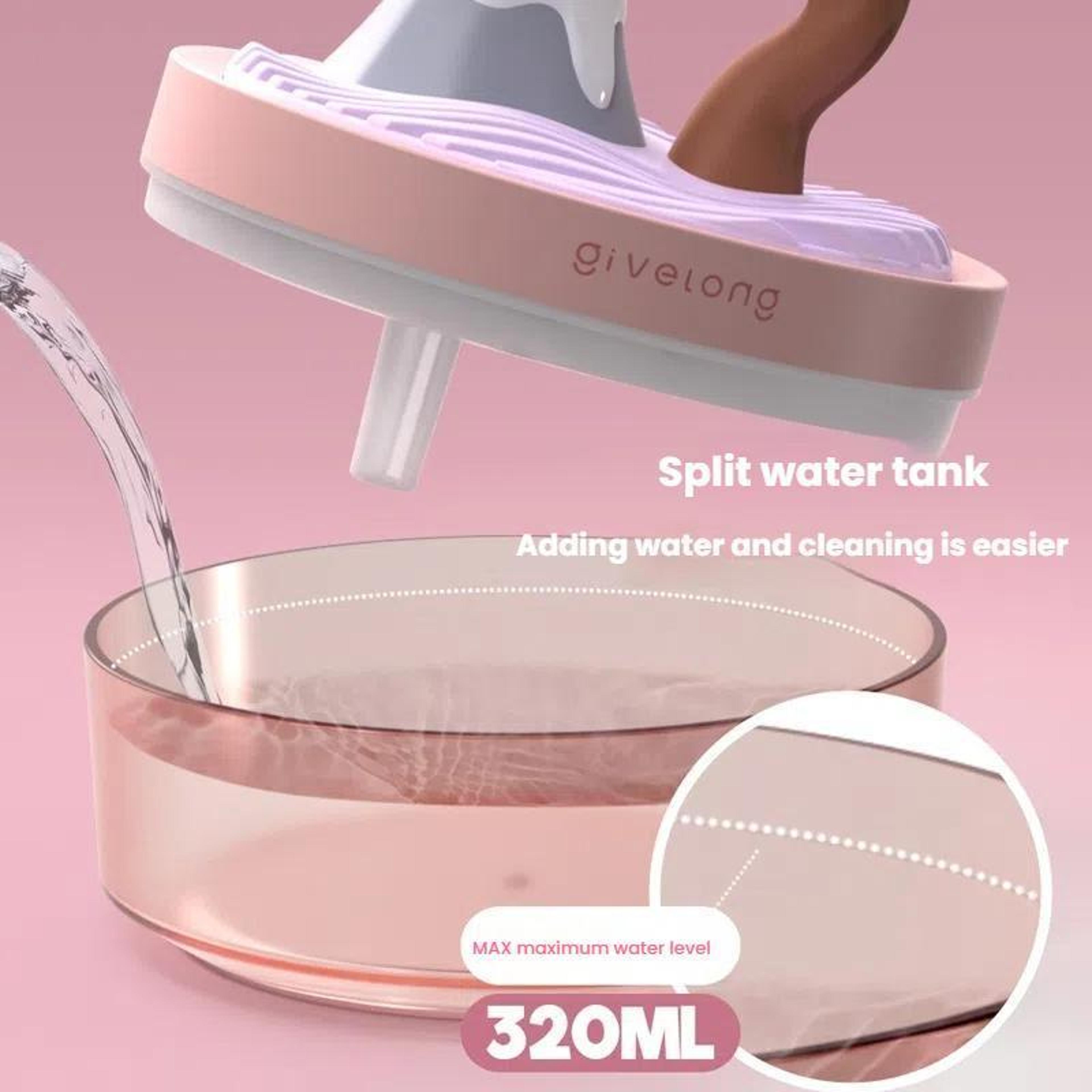 Portable Plant Pot Humidifier  USB Aroma Diffuser With Color Night Light 9