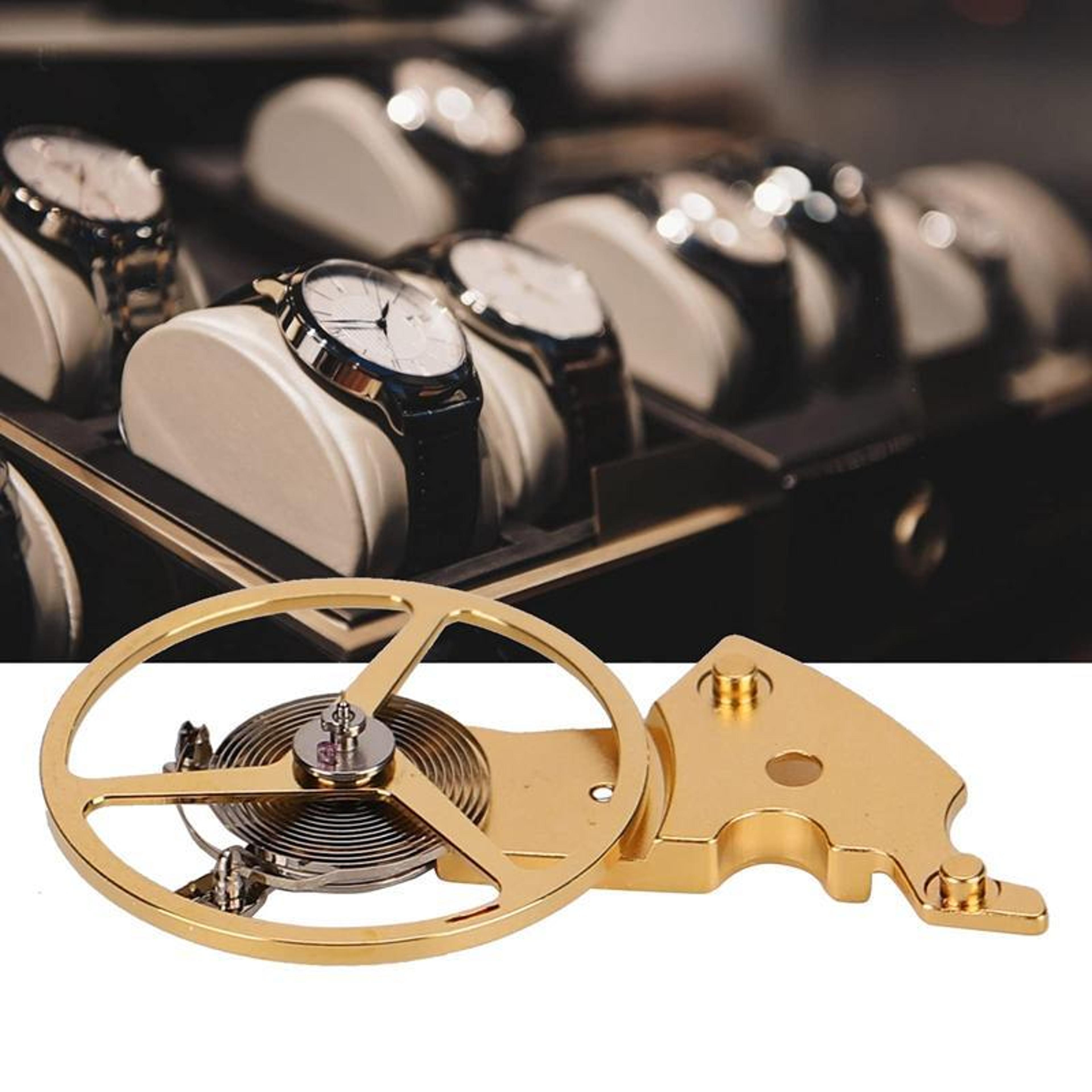 eta 2824/2834/2836 complete balance wheel assembly with hairspring for precision watch repair