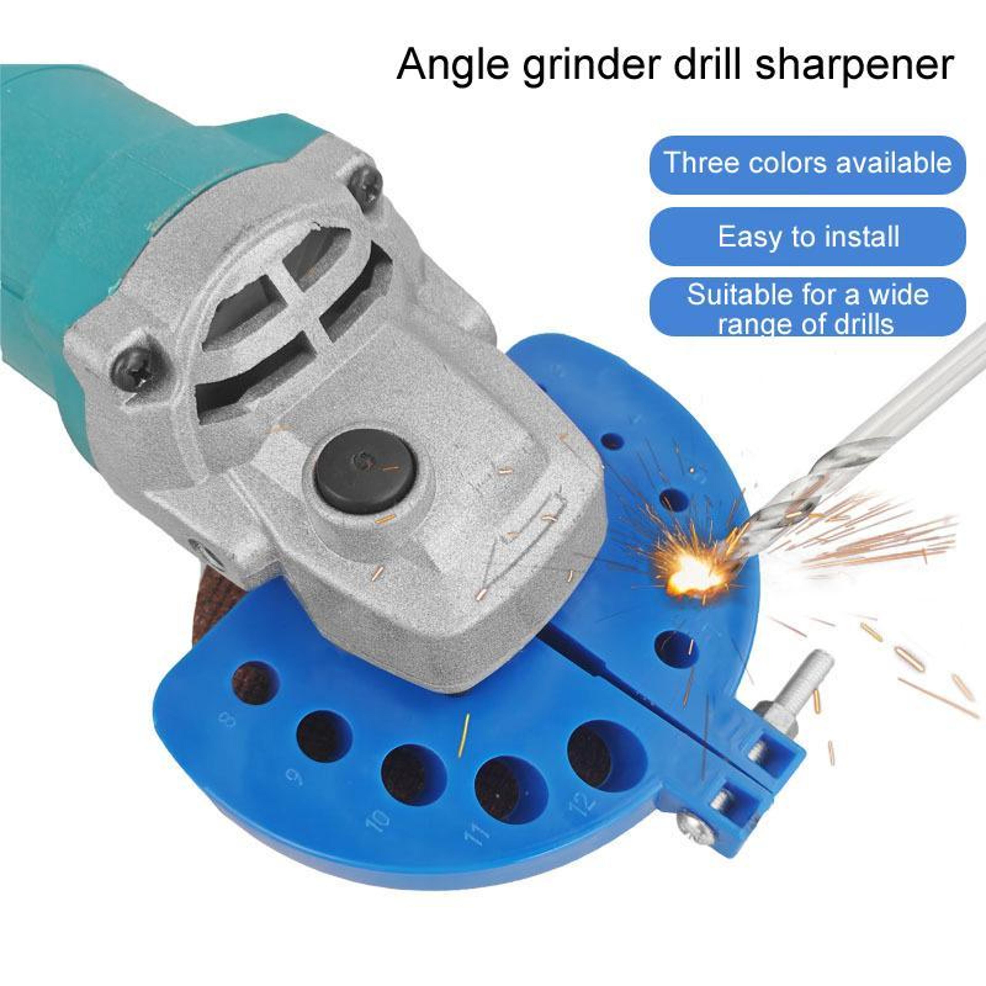 Universal Drill Bit Sharpener Guide For Angle Grinders MultiAngle Drill Sharpening Tool 3