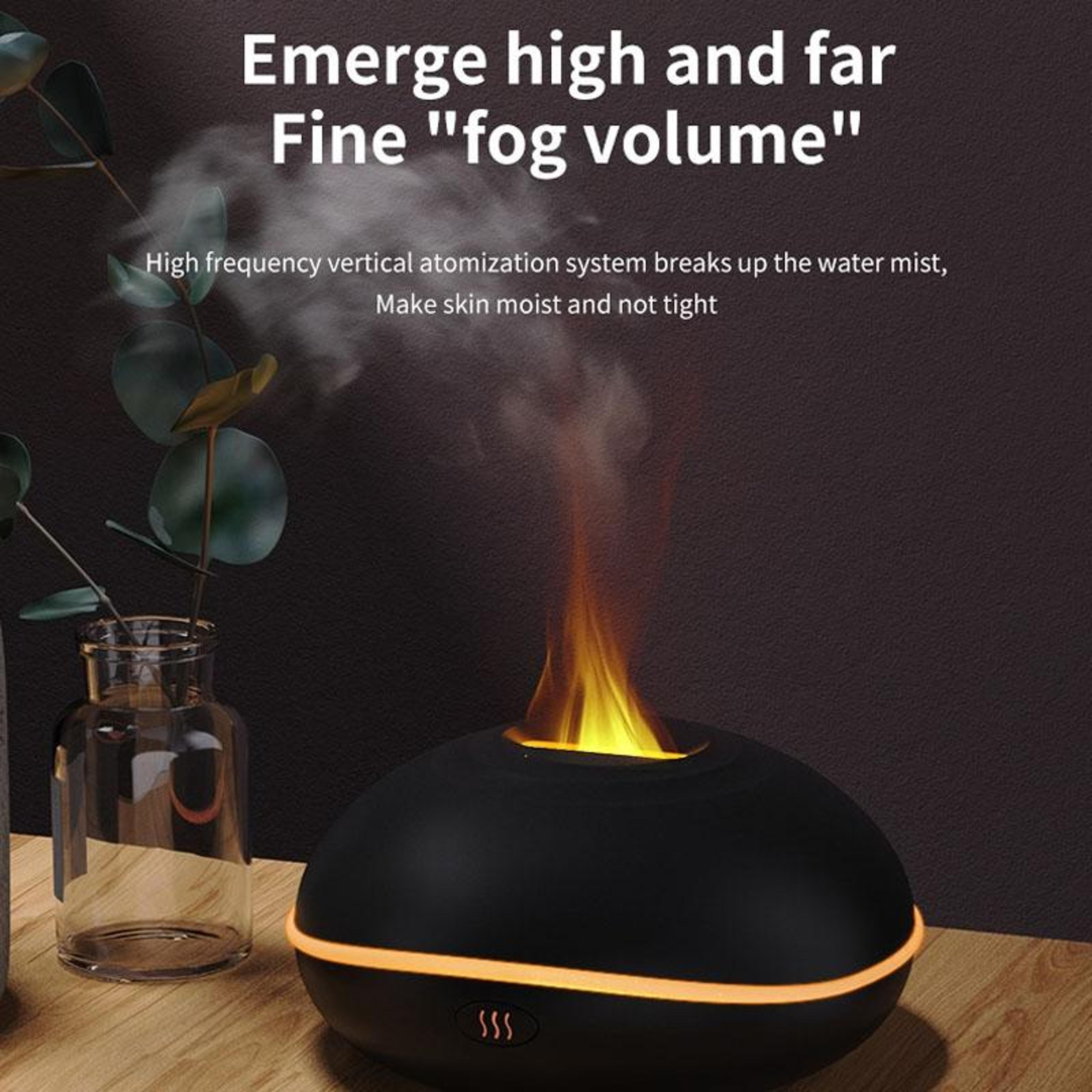 USB Aromatherapy Diffuser Humidifier With LED Flame Light For Car  Home 1