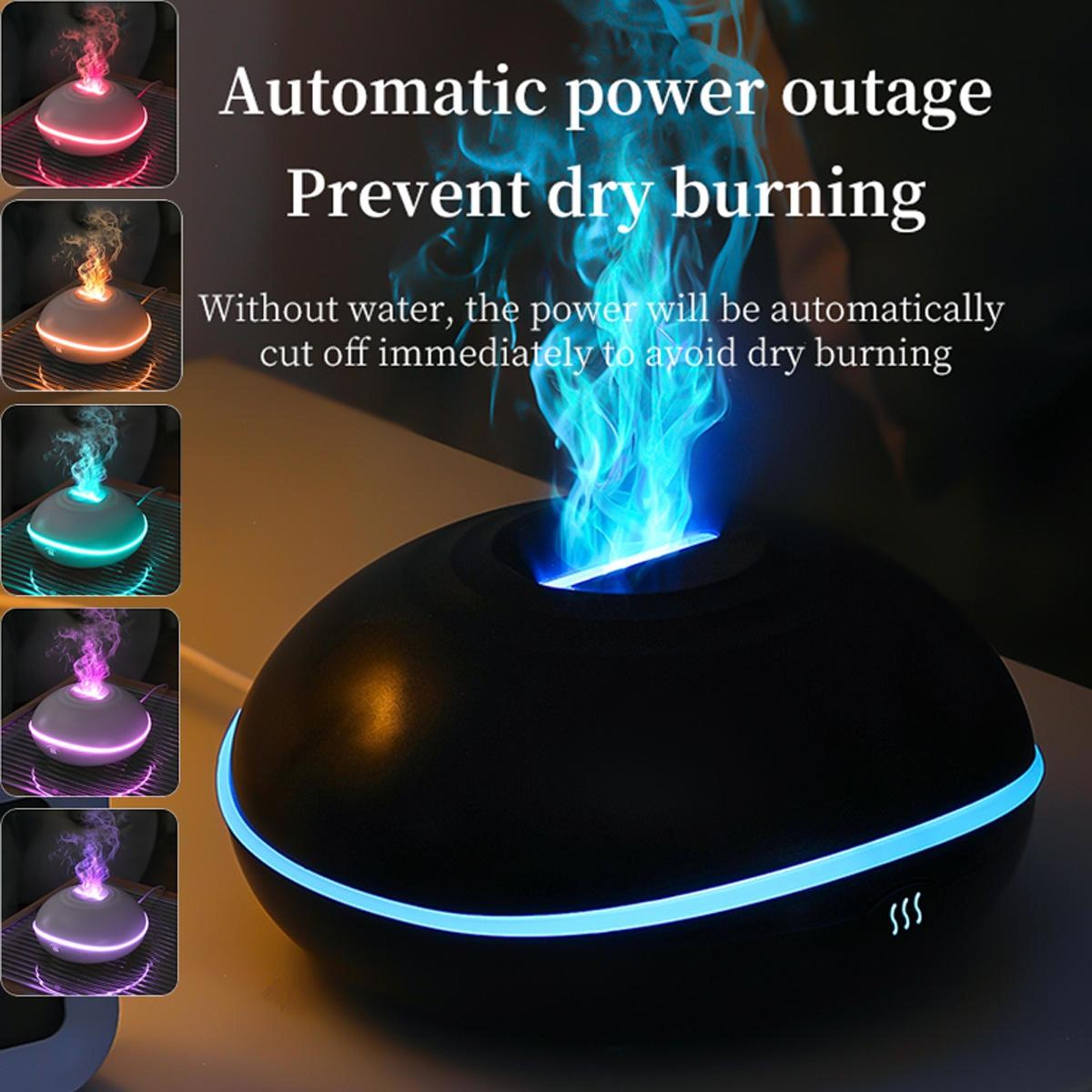 USB Aromatherapy Diffuser Humidifier With LED Flame Light For Car  Home 3