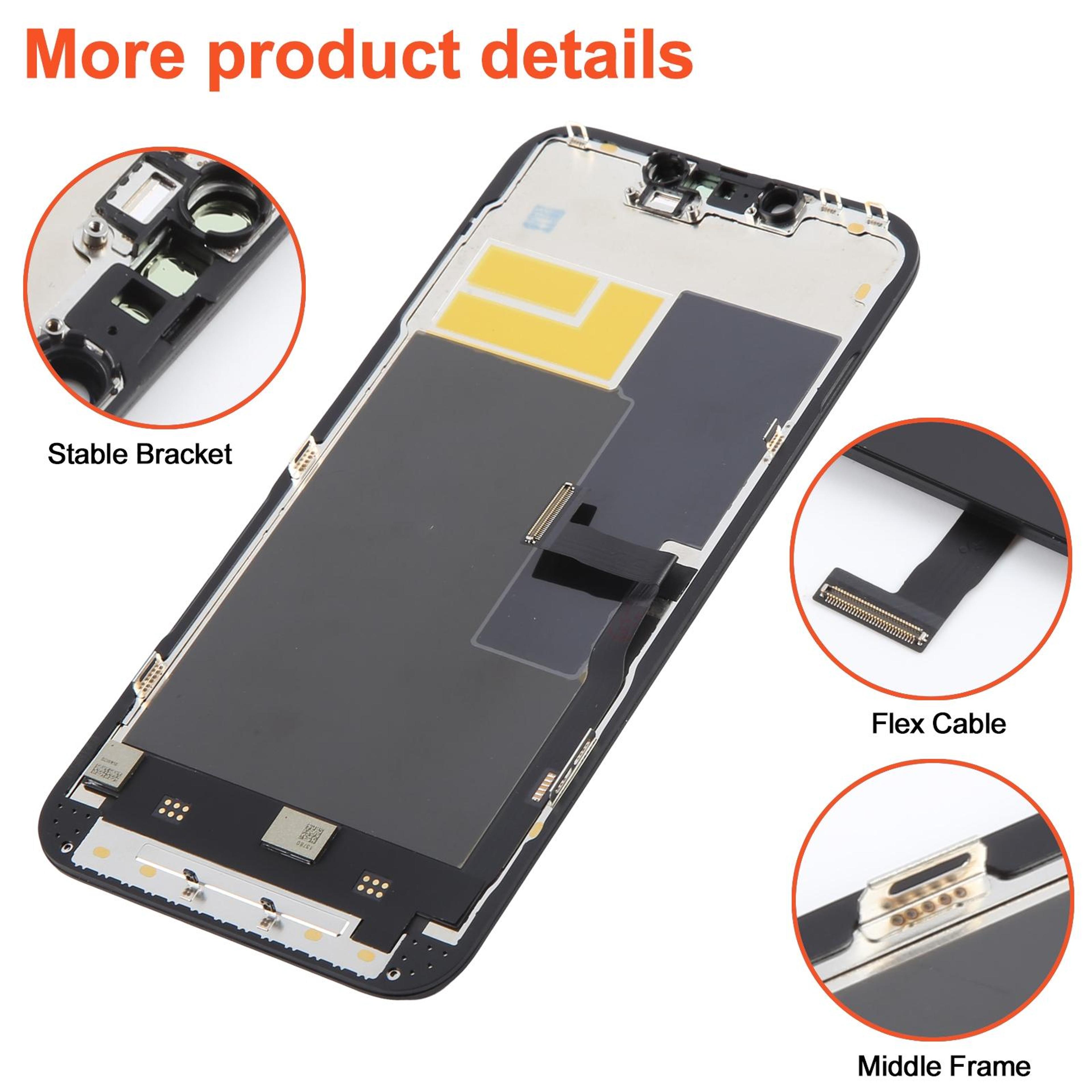 IPhone 13 Pro RJ Incell LCD Replacement Screen Assembly High Brightness Display Digitizer 1