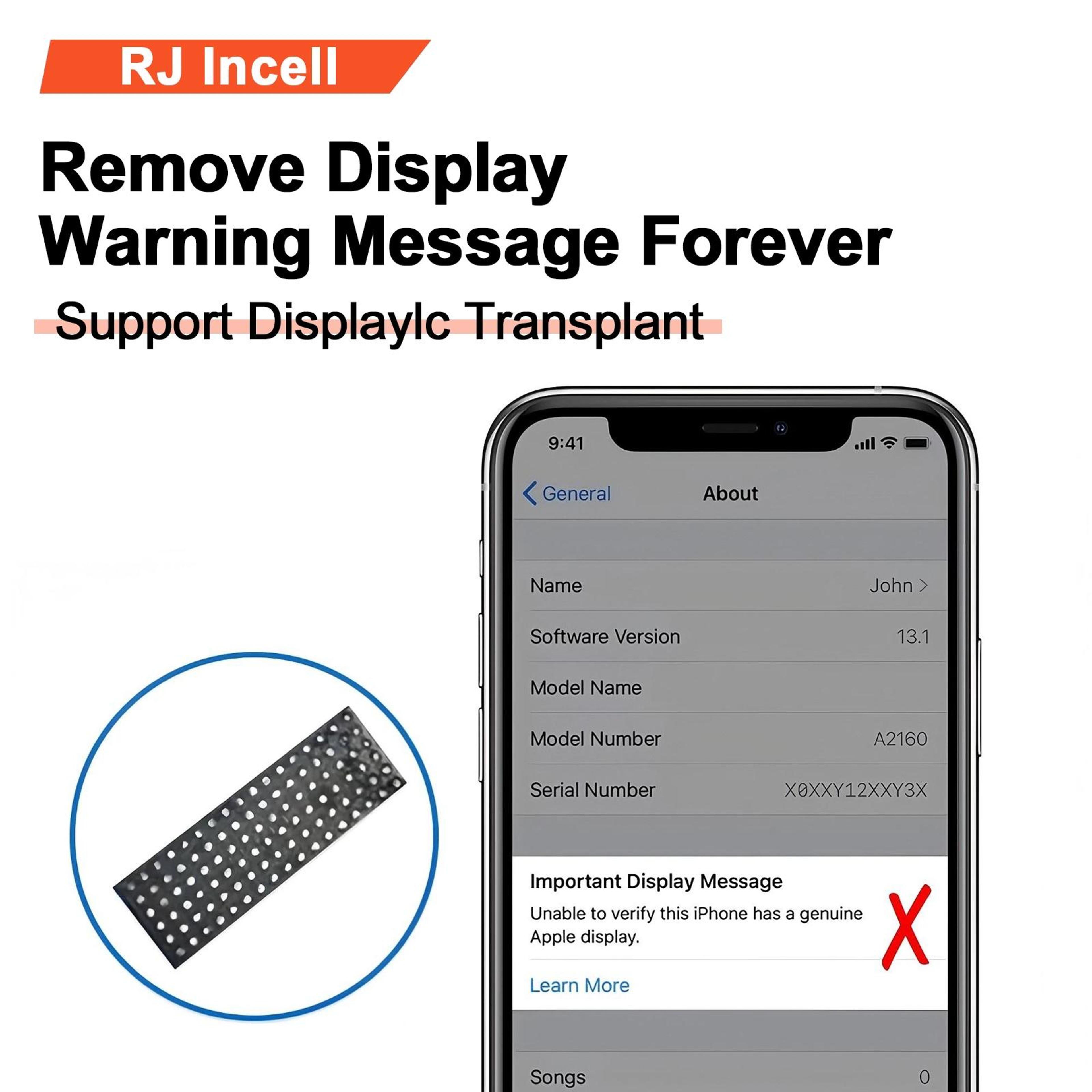 IPhone 13 Pro RJ Incell LCD Replacement Screen Assembly High Brightness Display Digitizer 7