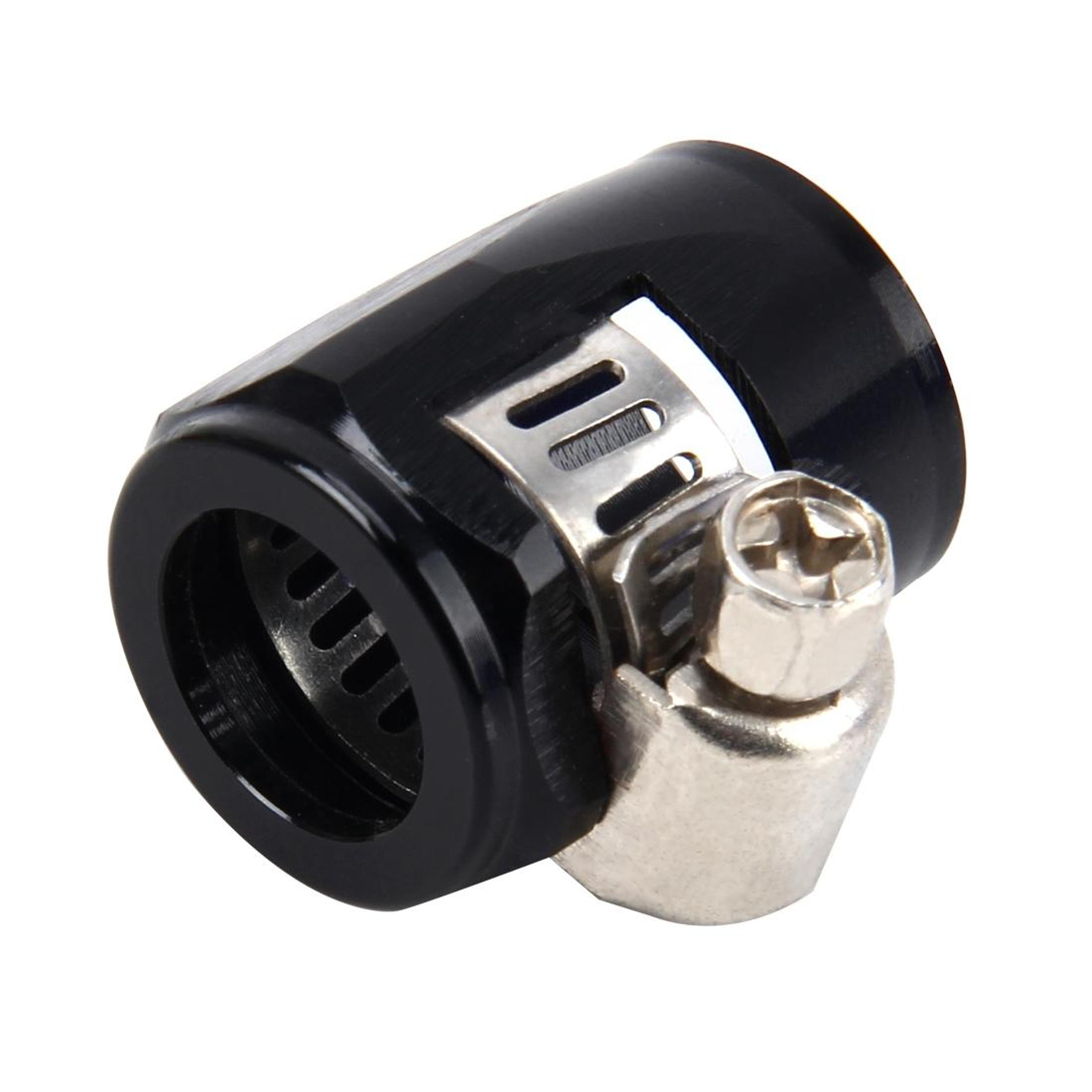 AN6 Aluminum Hose Finisher Adapter Clamp For Braided Fuel  Oil Lines 3