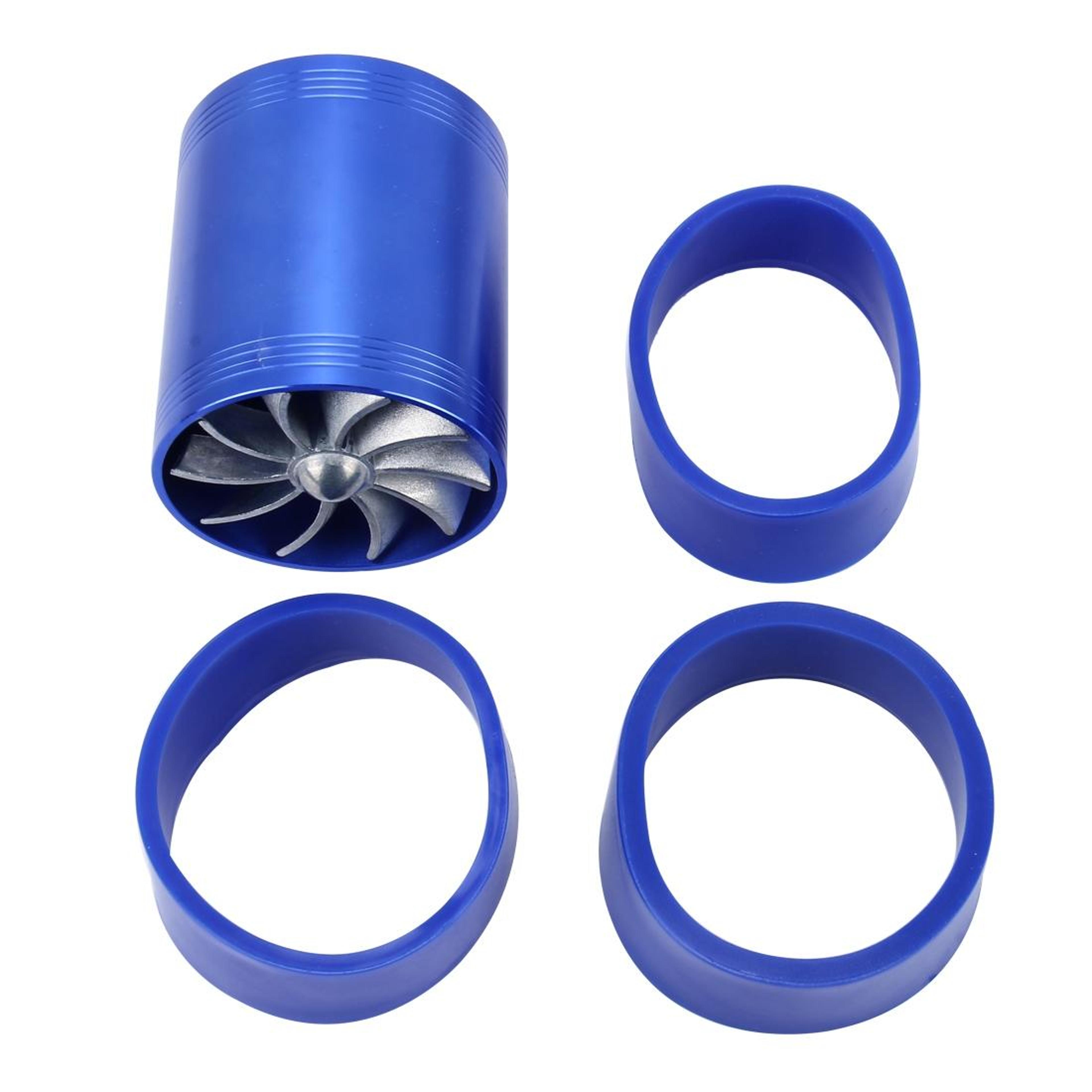 F1Z Universal Turbo Air Intake Fan Fuel Saver  Airflow Booster Kit 4