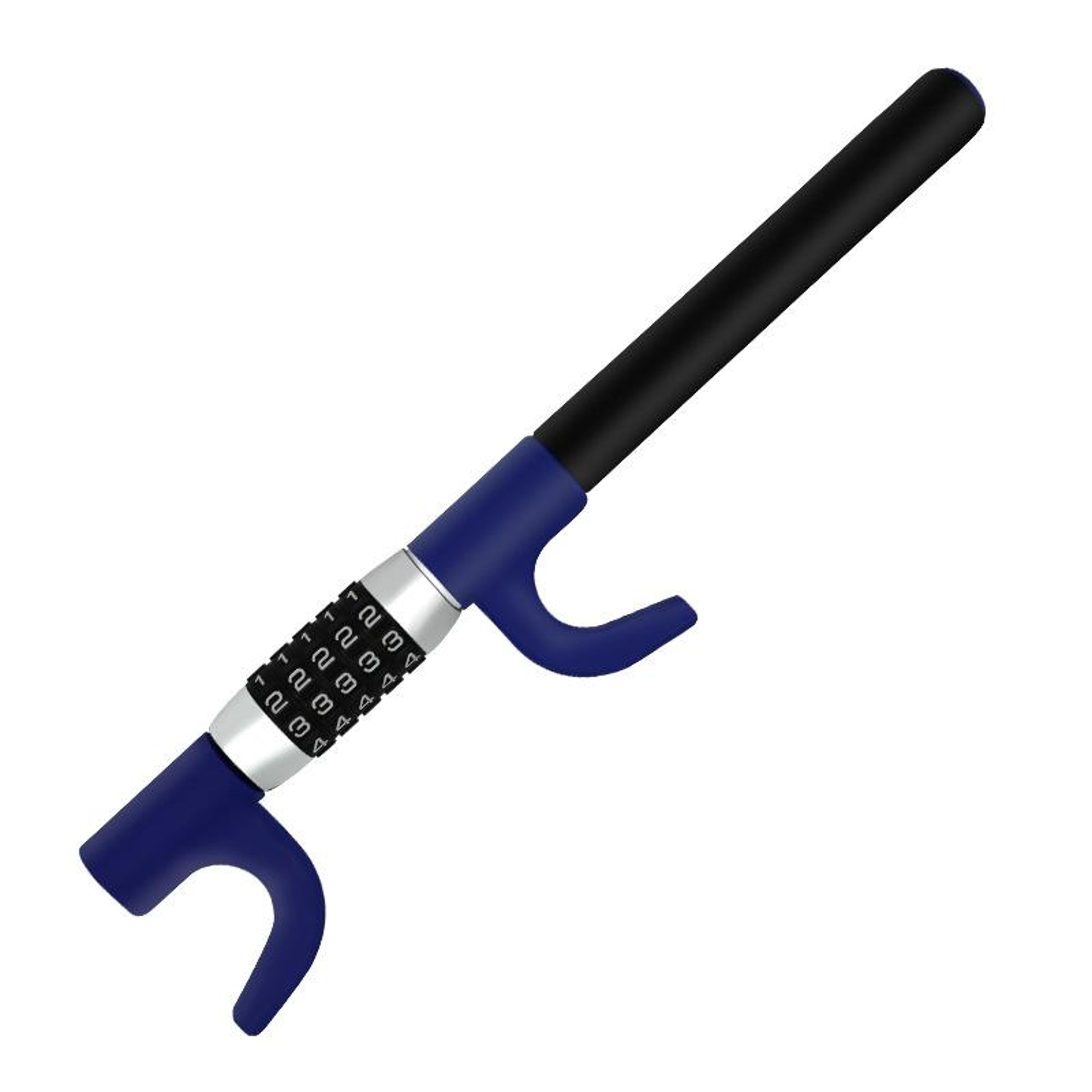 Retractable Steering Wheel Lock With Combination Code Security For Cars SUVs  Trucks 8