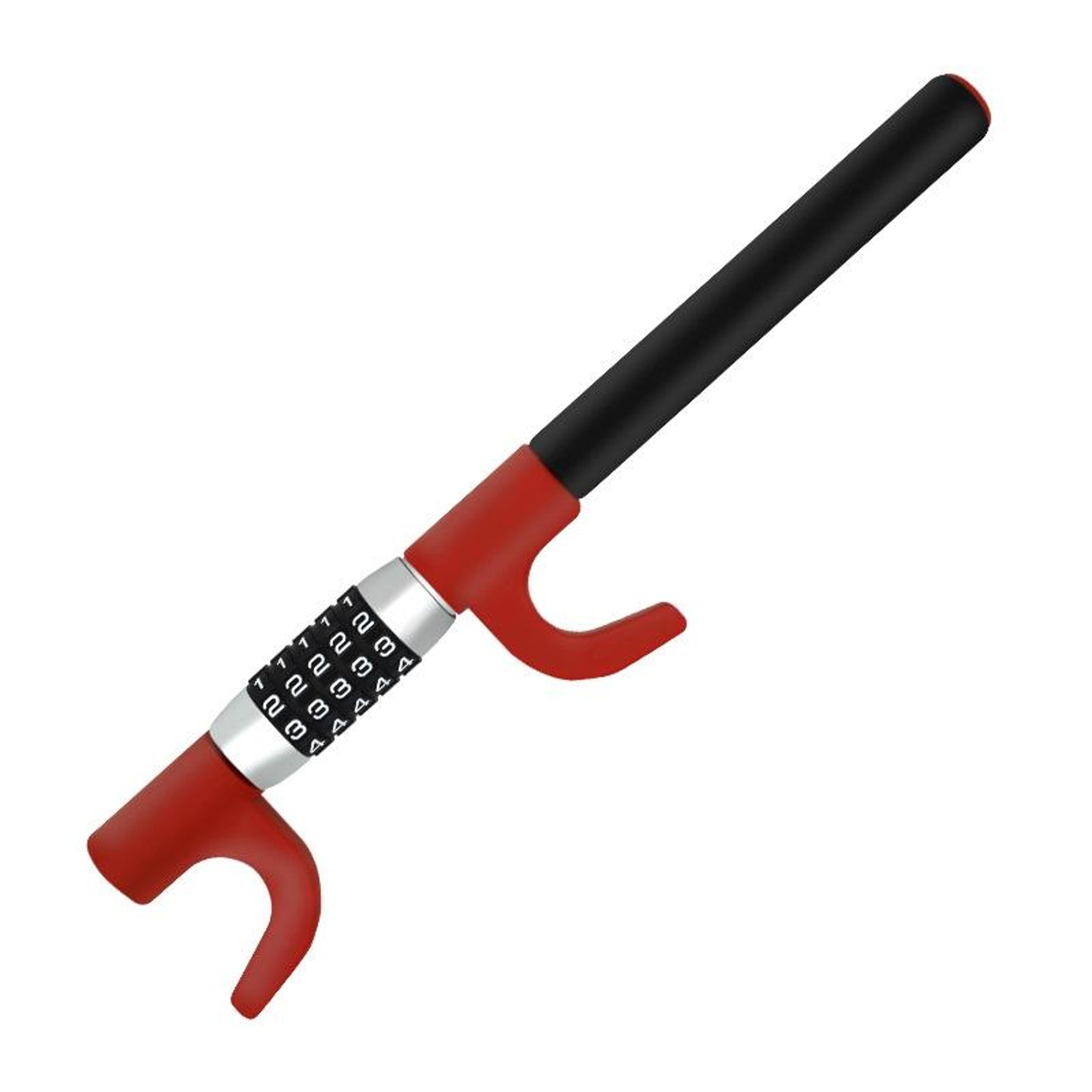 Retractable Steering Wheel Lock With Combination Code Security For Cars SUVs  Trucks 9
